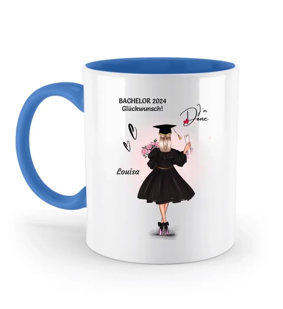 Bachelor Tasse Mädchen personalisiert - Cantty