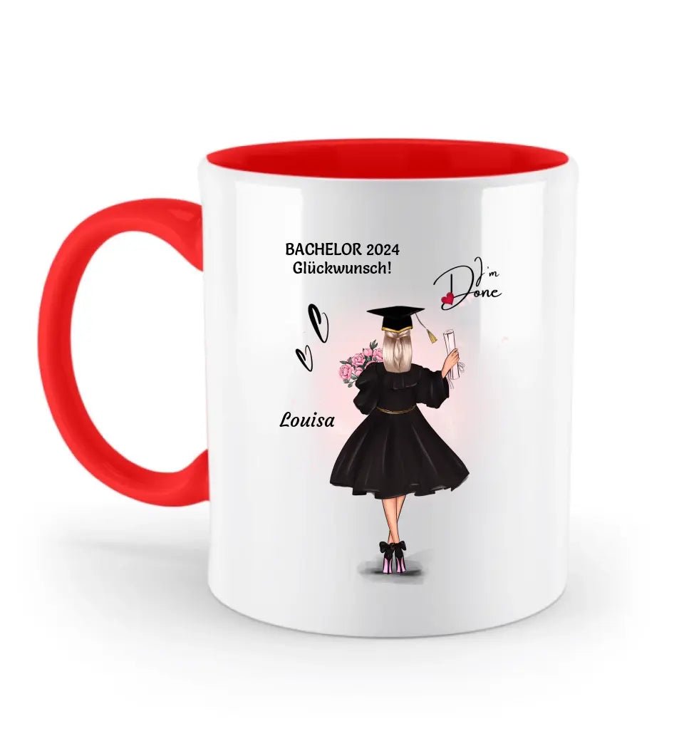 Bachelor Tasse Mädchen personalisiert - Cantty