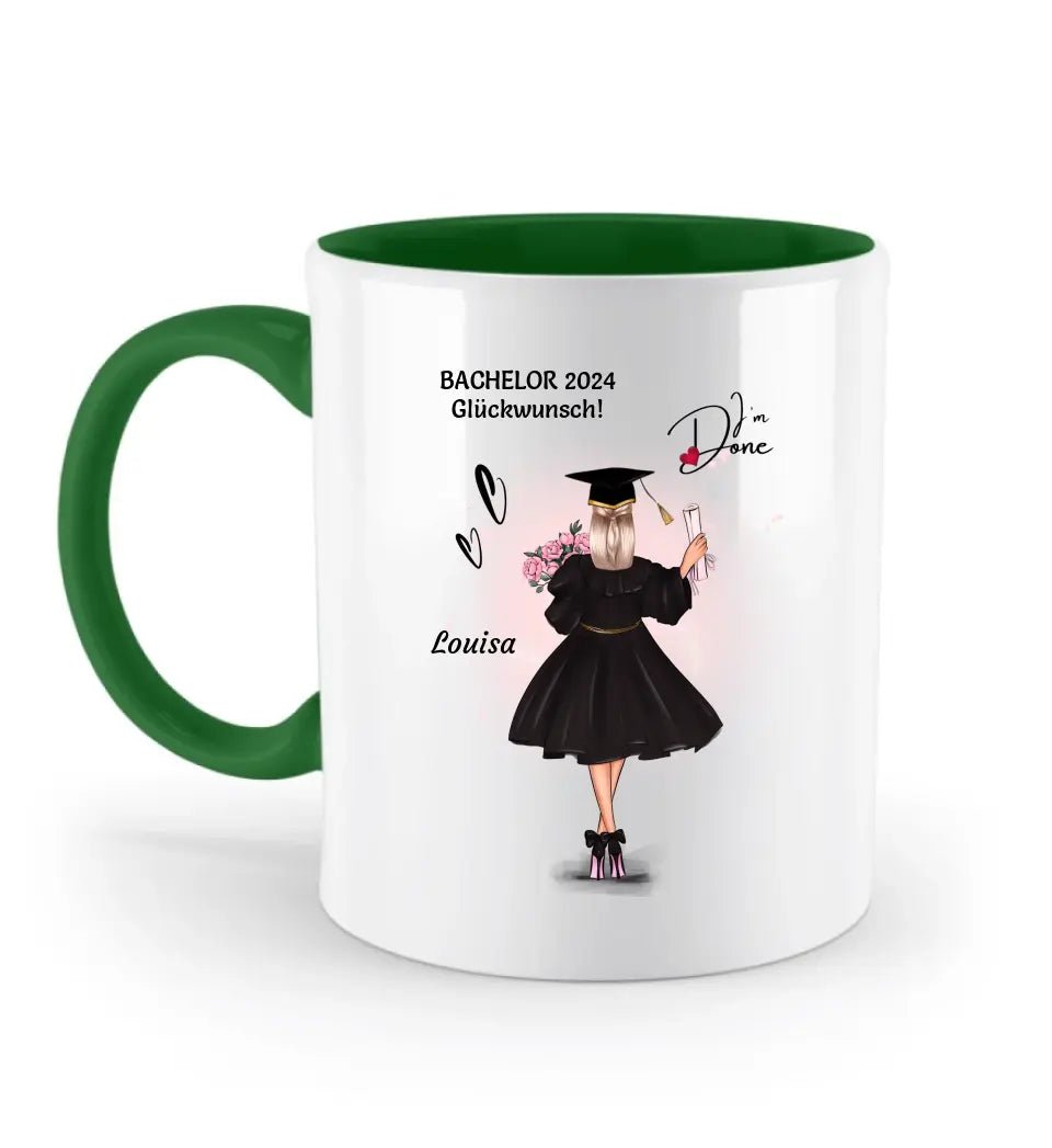 Bachelor Tasse Mädchen personalisiert - Cantty