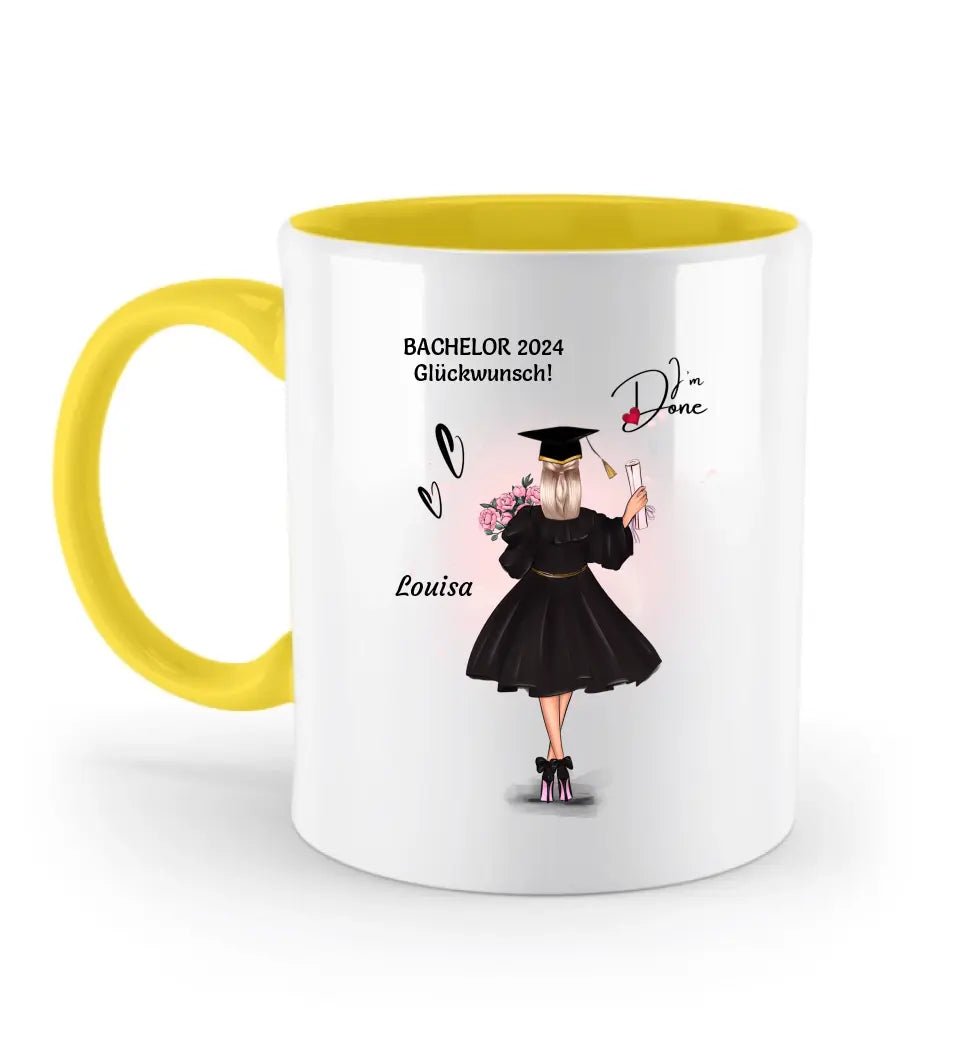 Bachelor Tasse Mädchen personalisiert - Cantty