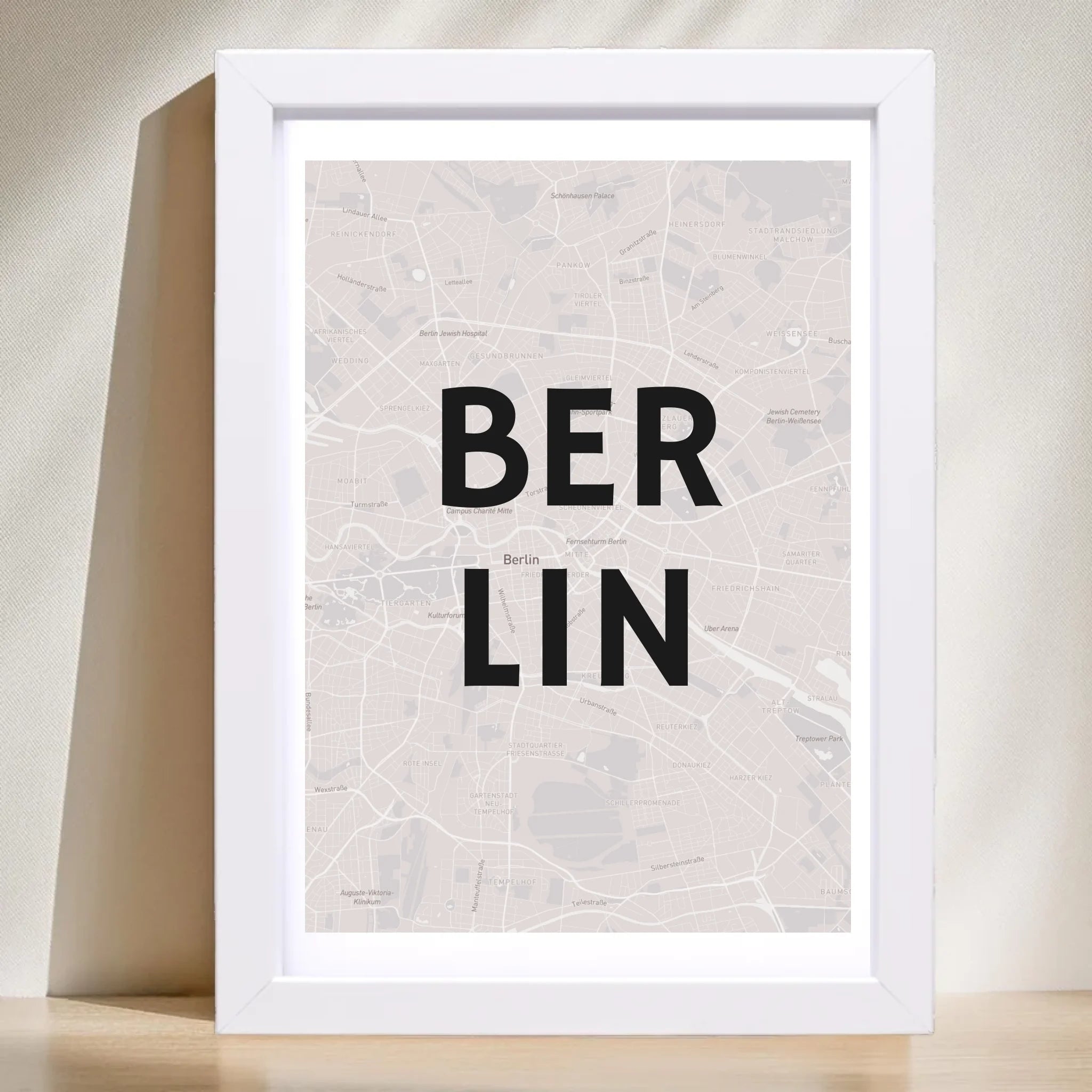Berlin Koordinatenposter Stadtkarte dein Lieblingsort personalisiert - Cantty