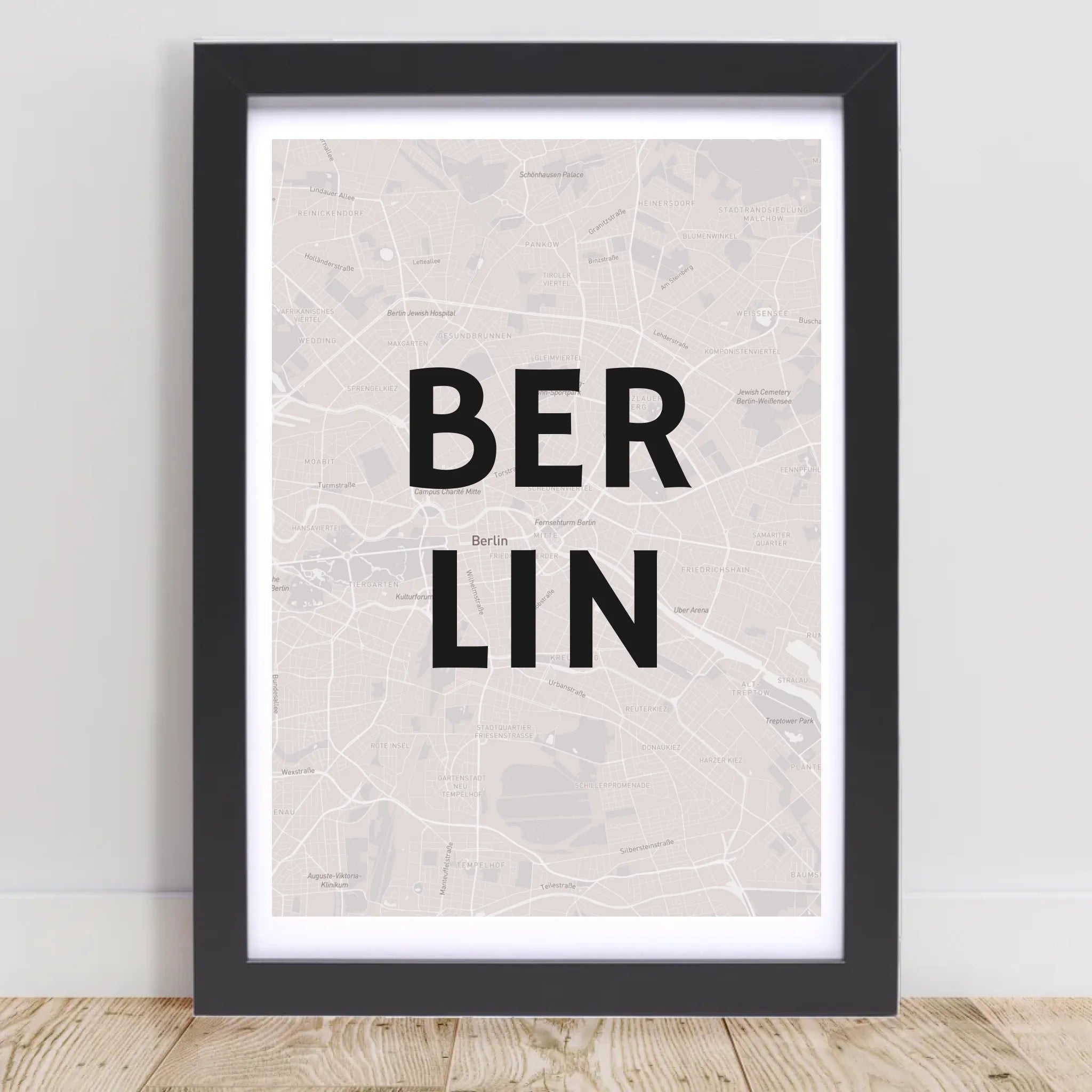Berlin Koordinatenposter Stadtkarte dein Lieblingsort personalisiert - Cantty