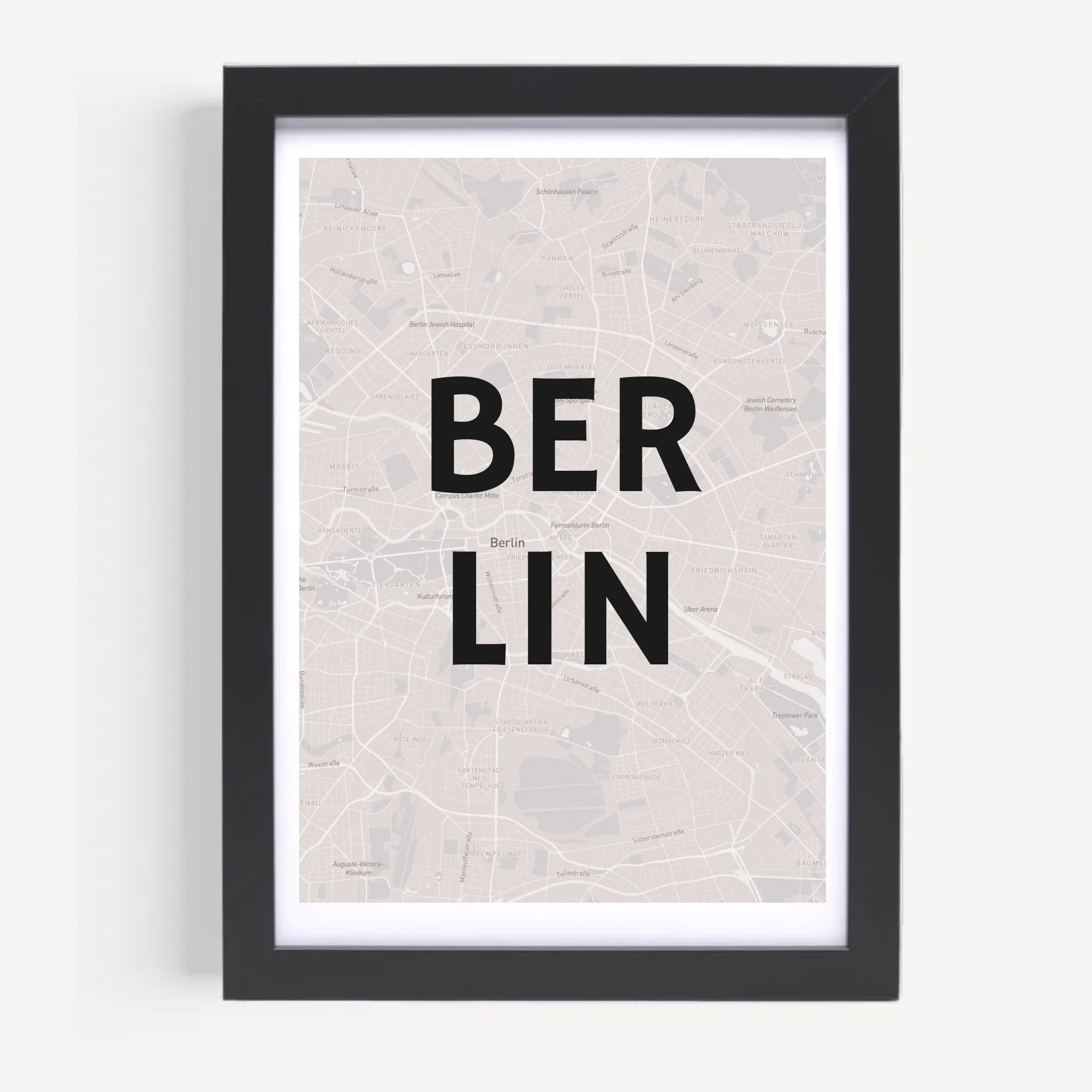 Berlin Koordinatenposter Stadtkarte dein Lieblingsort personalisiert - Cantty