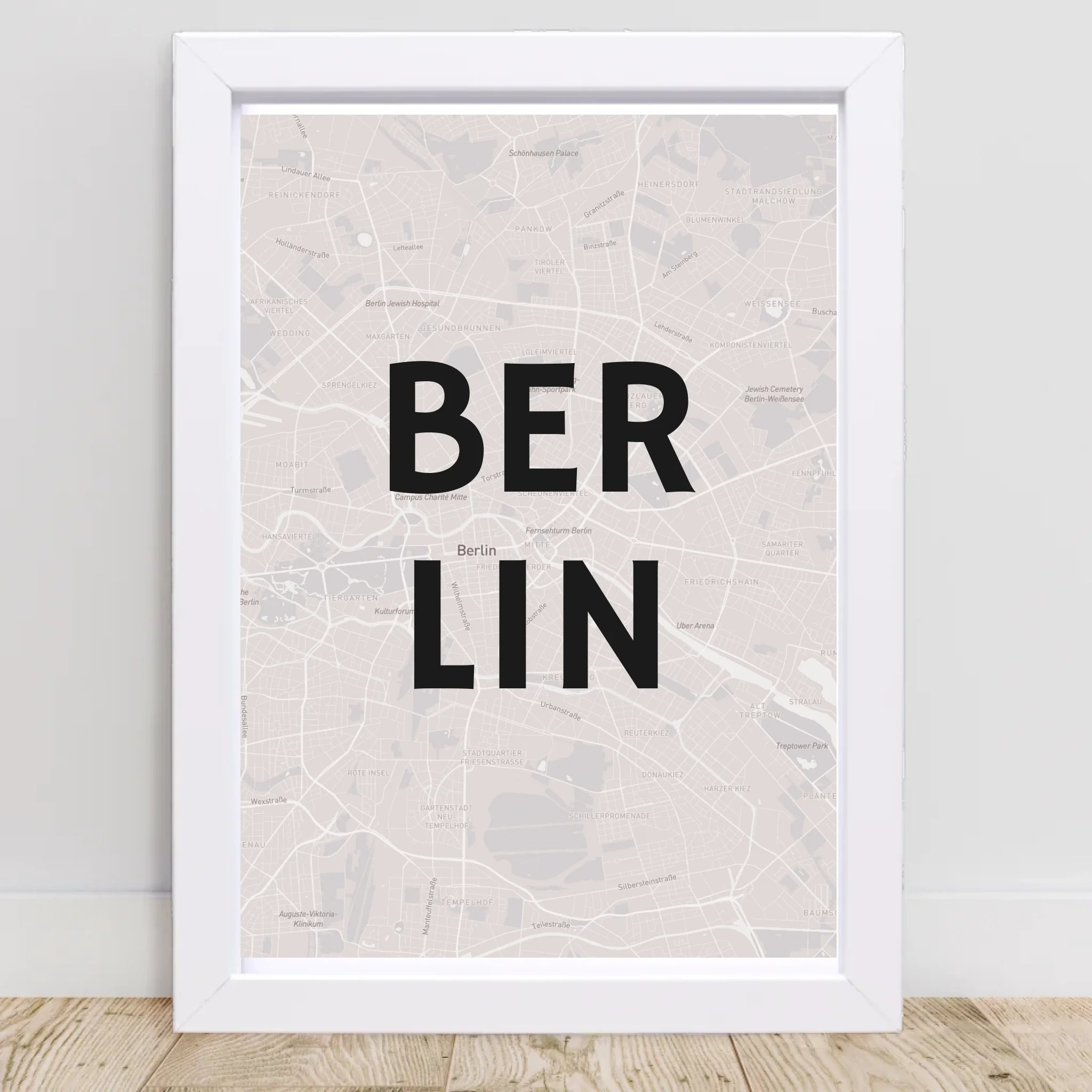 Berlin Koordinatenposter Stadtkarte dein Lieblingsort personalisiert - Cantty