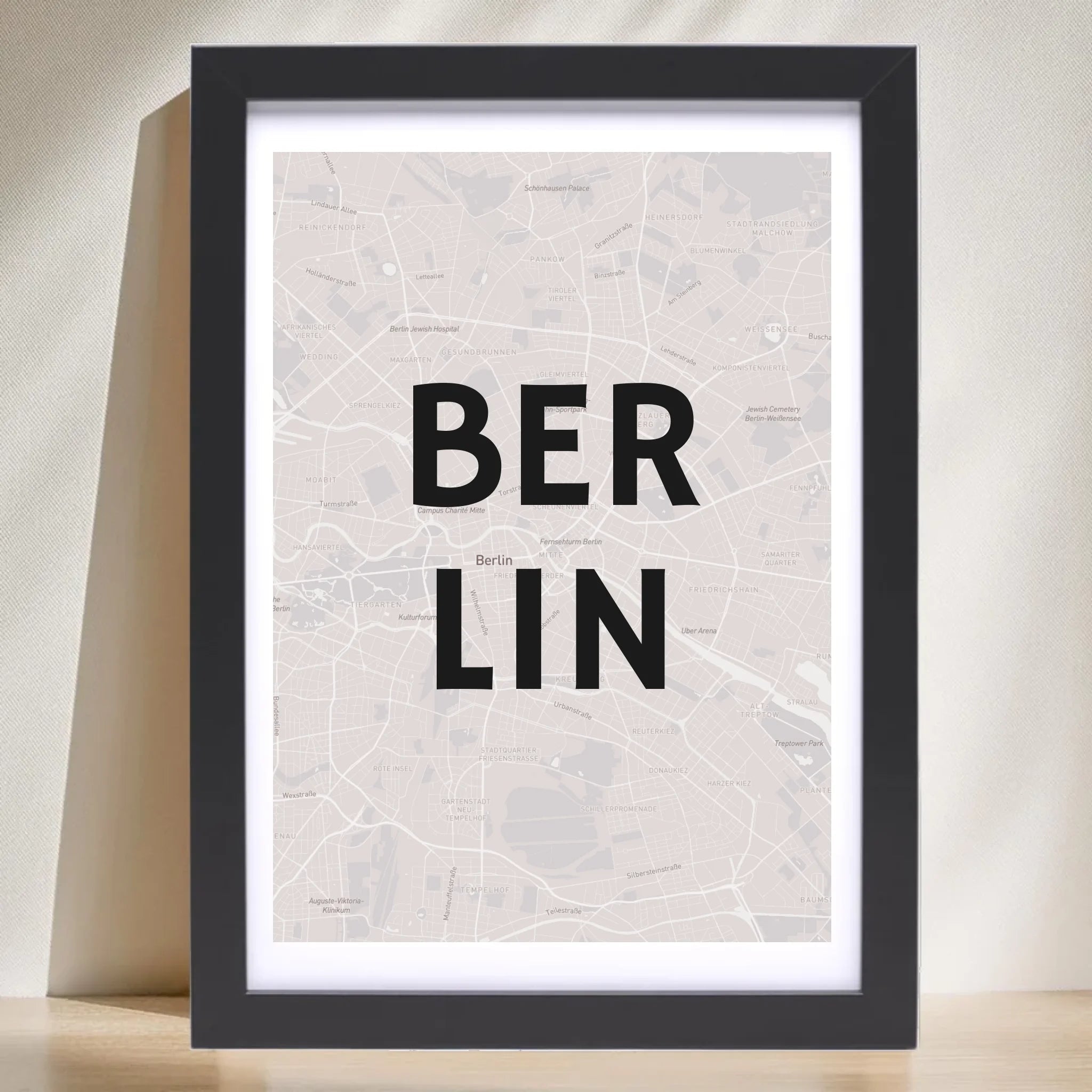 Berlin Koordinatenposter Stadtkarte dein Lieblingsort personalisiert - Cantty