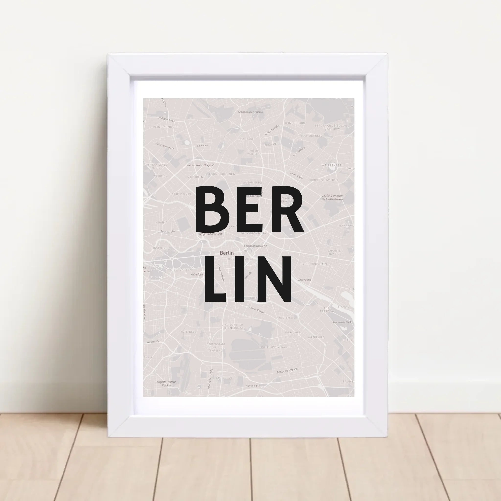 Berlin Koordinatenposter Stadtkarte dein Lieblingsort personalisiert - Cantty