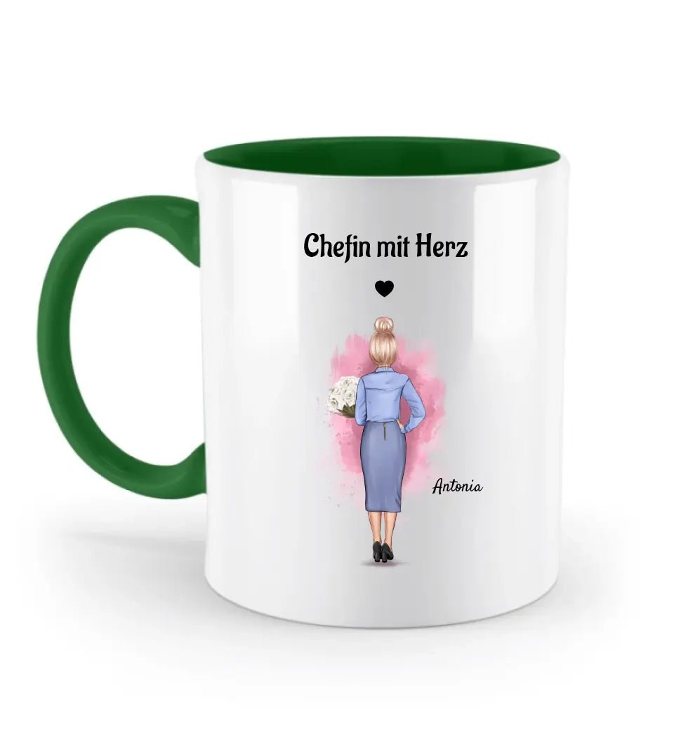 Beste Chefin Tasse Geschenk mit Name personalisiert - Cantty