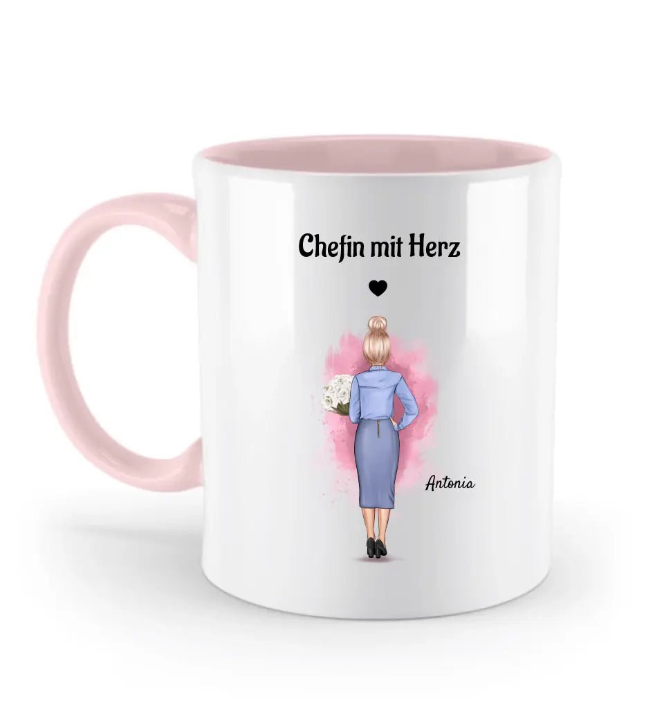 Beste Chefin Tasse Geschenk mit Name personalisiert - Cantty