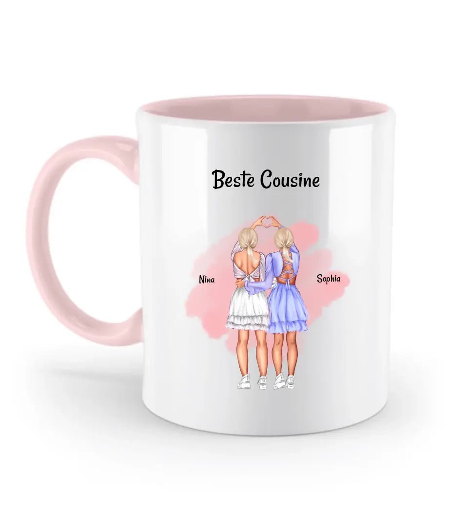 Beste Cousine Tasse Geschenk personalisiert - Cantty