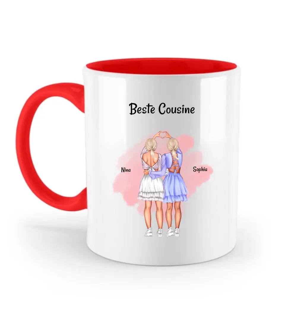 Beste Cousine Tasse Geschenk personalisiert - Cantty