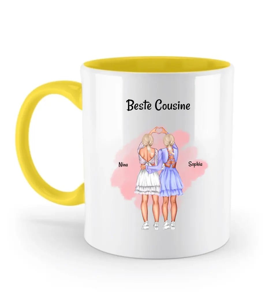 Beste Cousine Tasse Geschenk personalisiert - Cantty