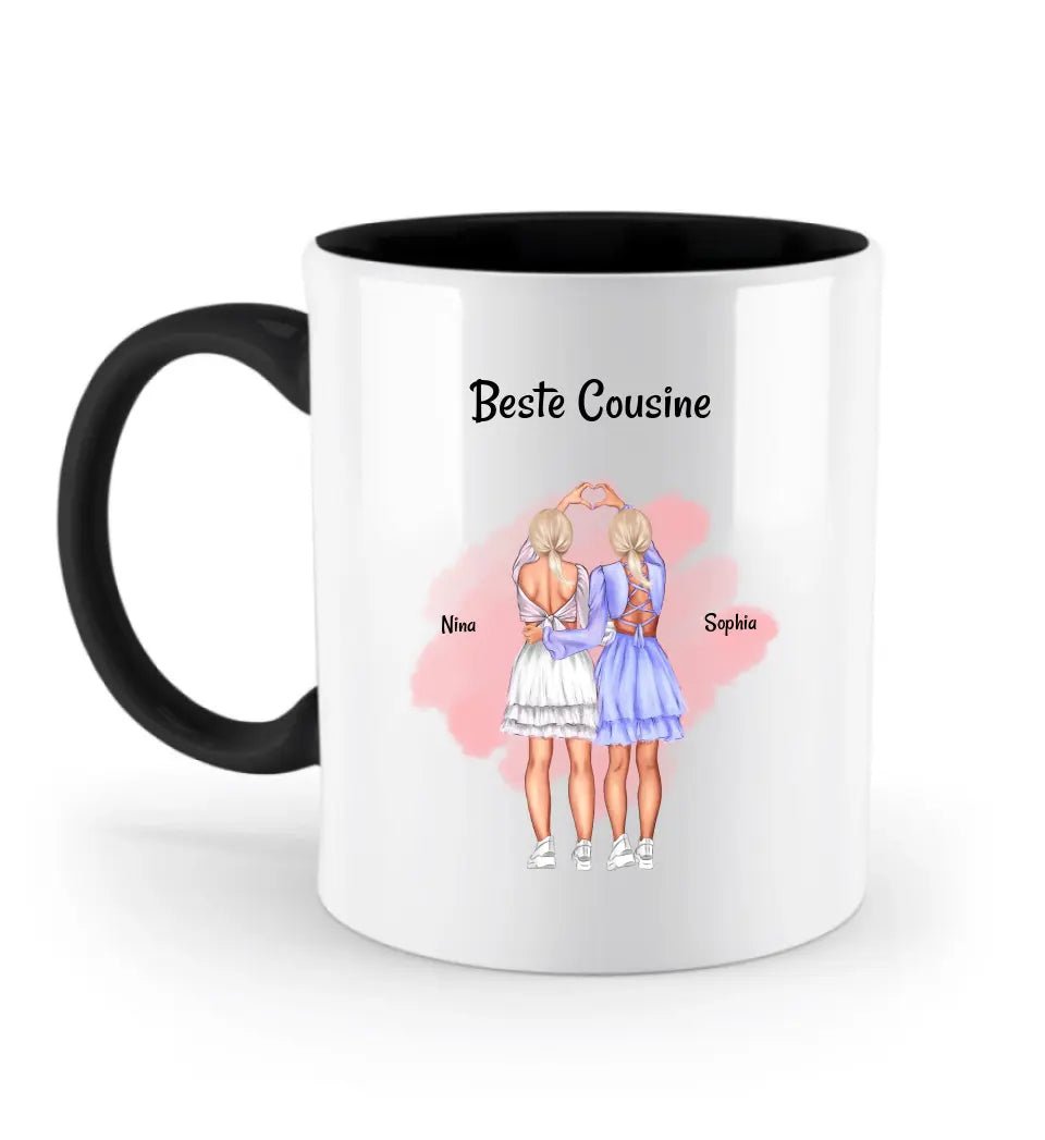 Beste Cousine Tasse Geschenk personalisiert - Cantty