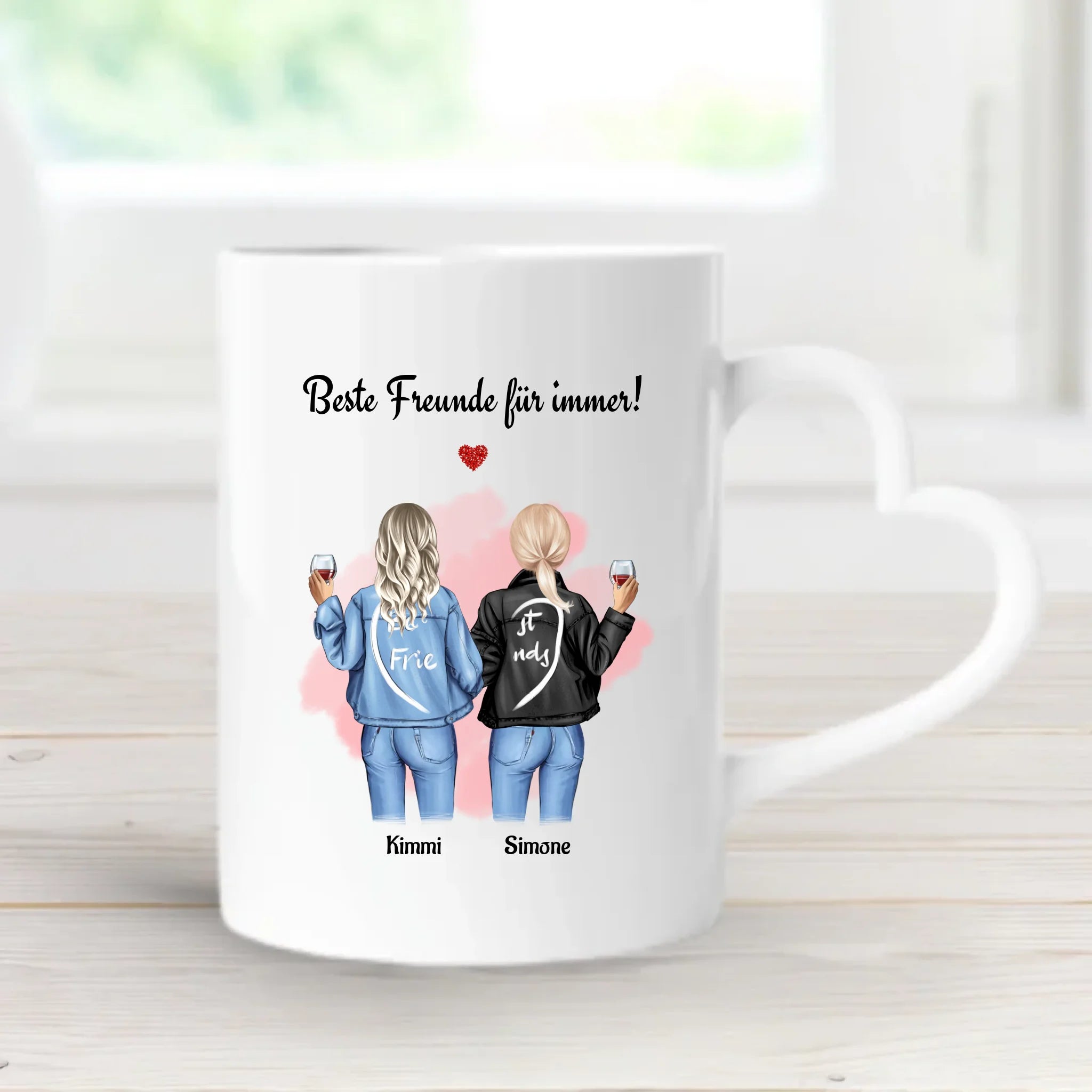 Beste Freunde Tasse Geschenk personalisiert für Frauen - Cantty