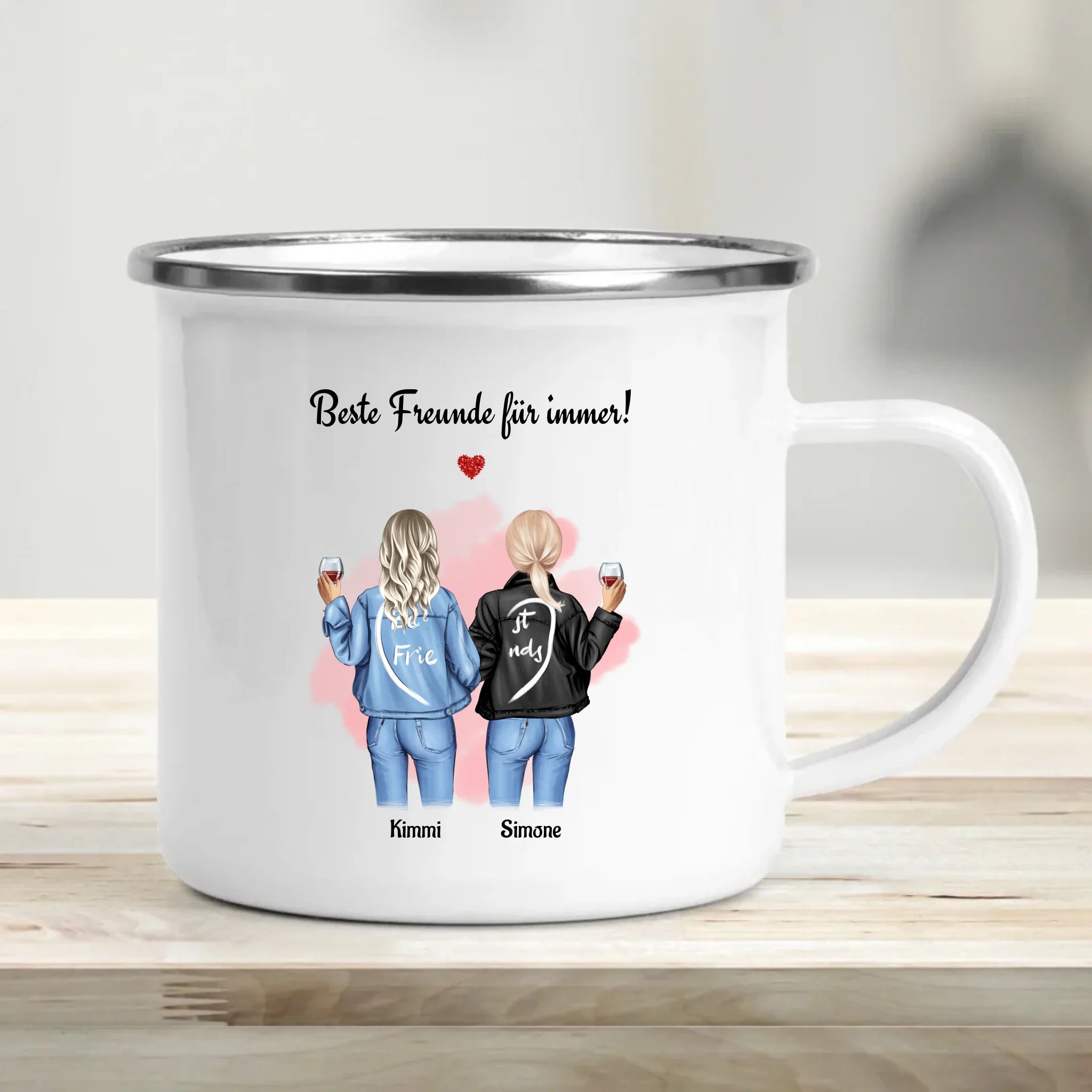 Beste Freunde Tasse Geschenk personalisiert für Frauen - Cantty