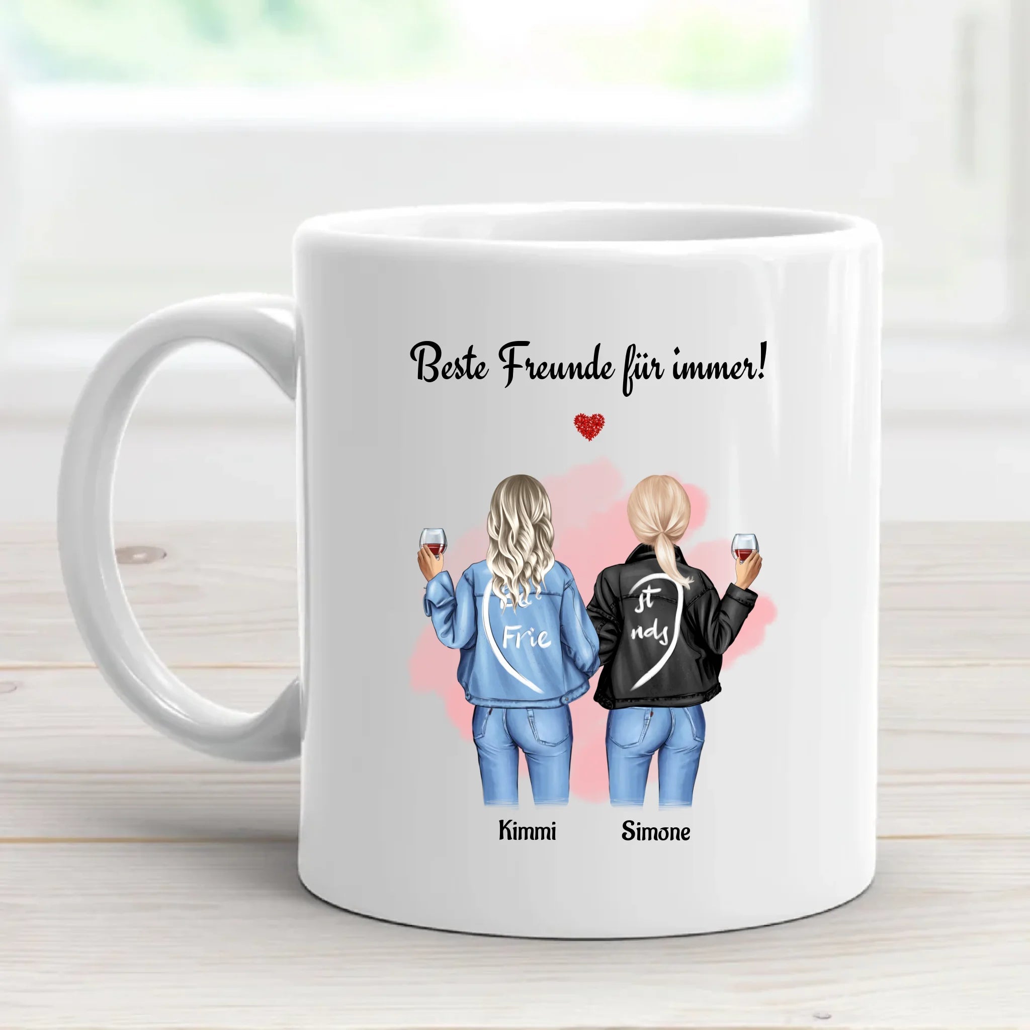 Beste Freunde Tasse Geschenk personalisiert für Frauen - Cantty