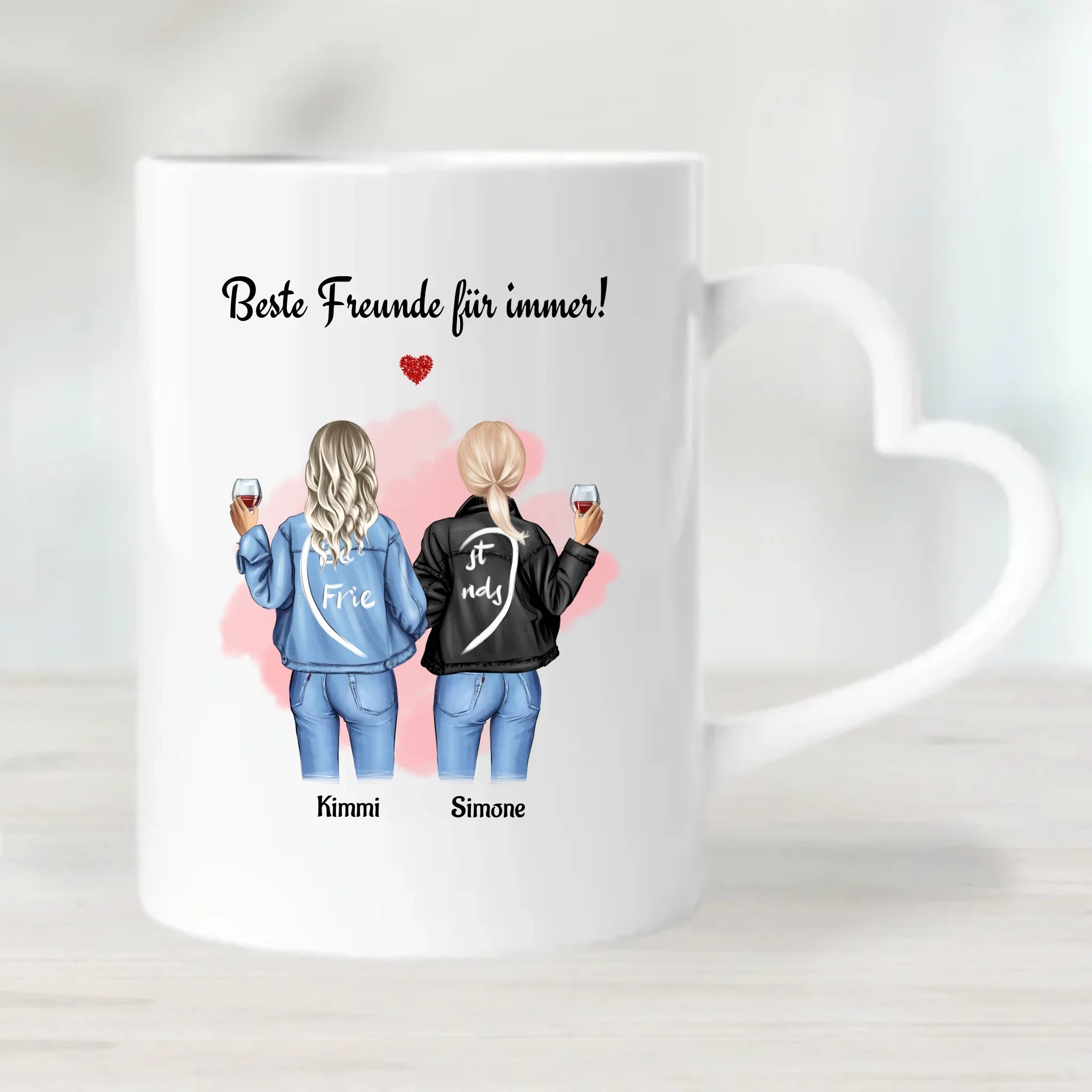 Beste Freunde Tasse Geschenk personalisiert für Frauen - Cantty