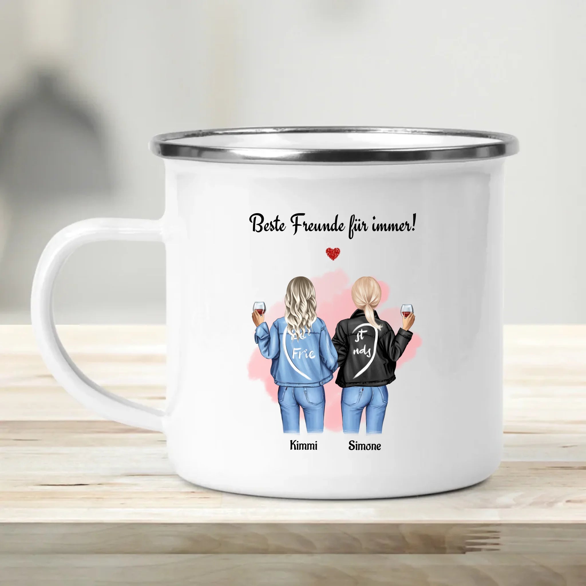 Beste Freunde Tasse Geschenk personalisiert für Frauen - Cantty