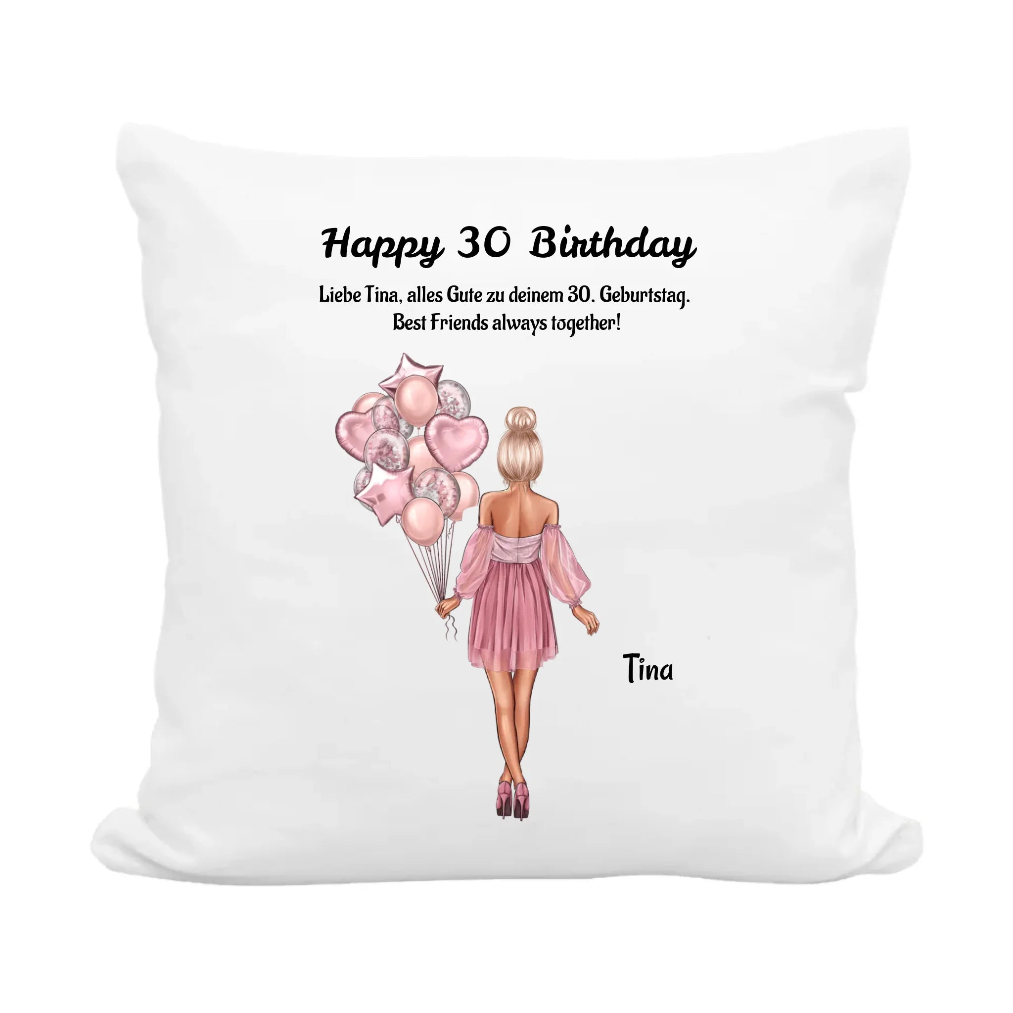 Beste Freundin 30 Geburtstagsgeschenk Kissen - Cantty