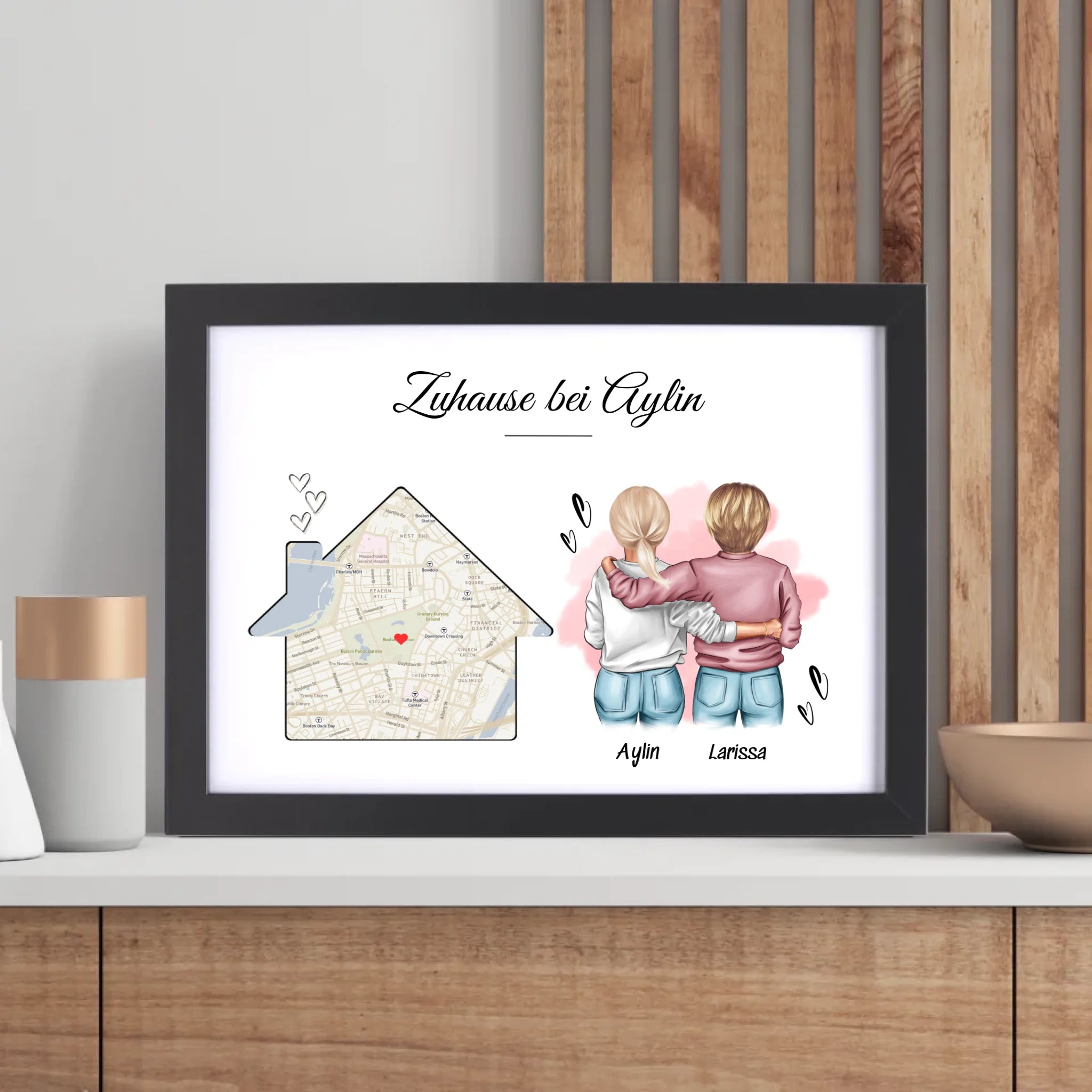 Beste Freundin Einzugsgeschenk Einweihung Wohnung Poster - Cantty