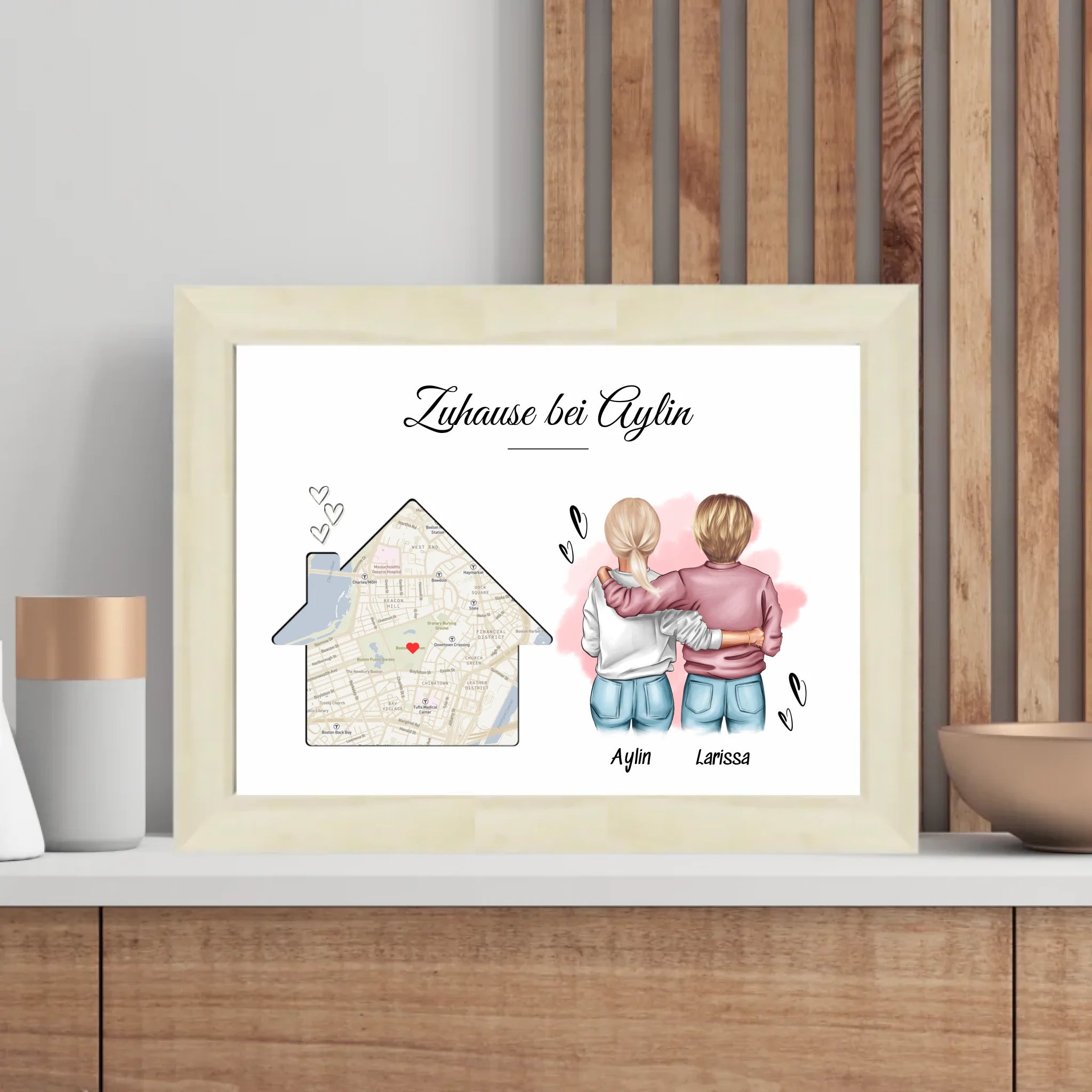 Beste Freundin Einzugsgeschenk Einweihung Wohnung Poster - Cantty