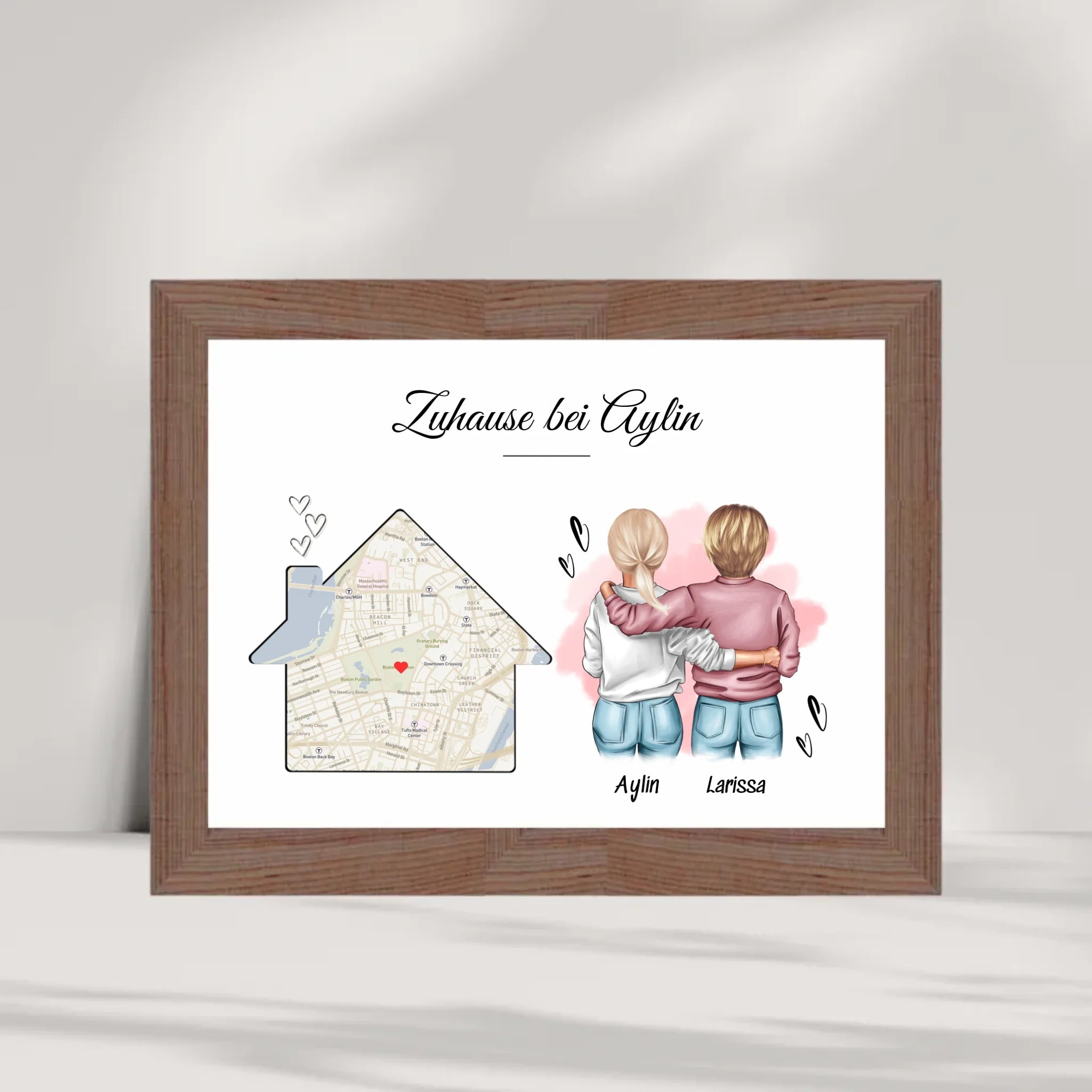 Beste Freundin Einzugsgeschenk Einweihung Wohnung Poster - Cantty