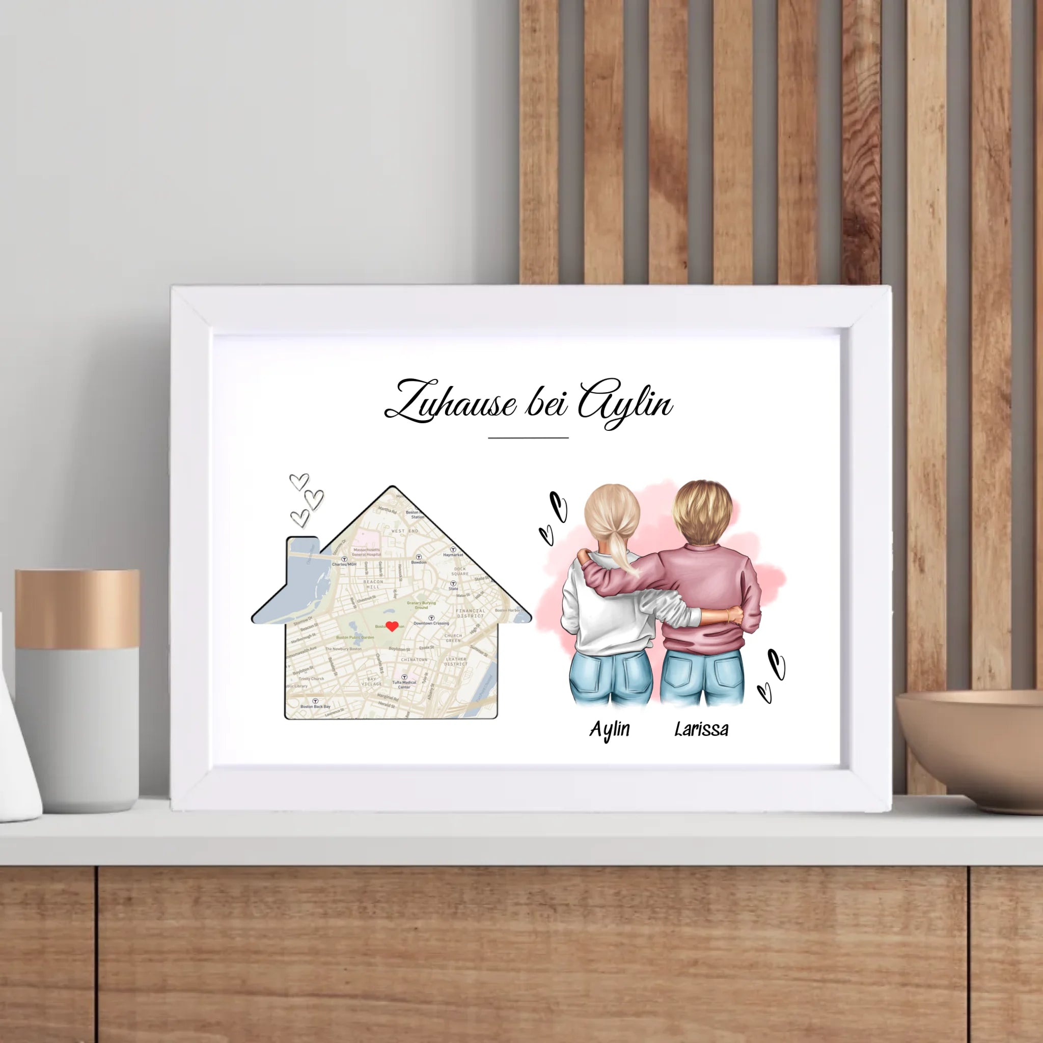 Beste Freundin Einzugsgeschenk Einweihung Wohnung Poster - Cantty