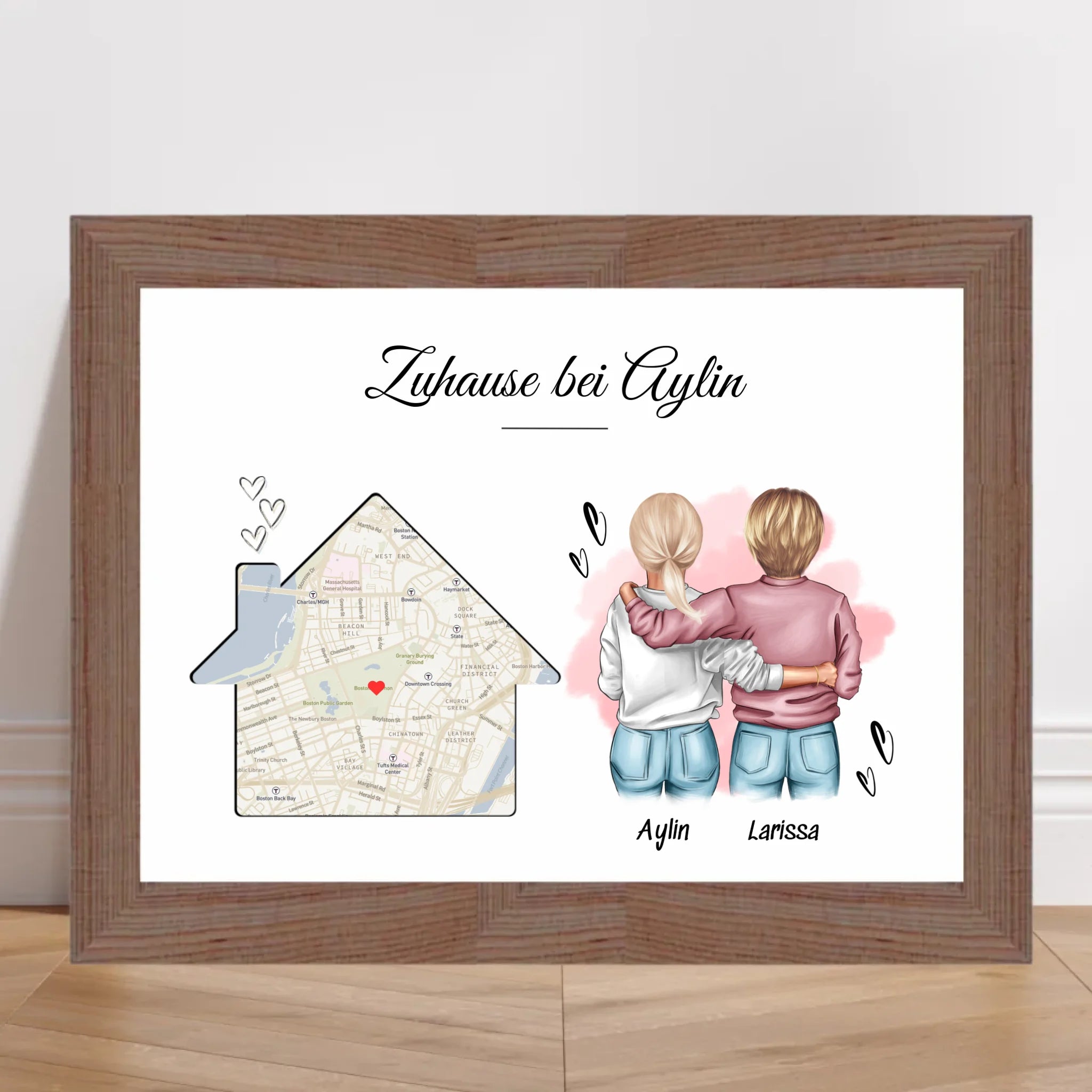 Beste Freundin Einzugsgeschenk Einweihung Wohnung Poster - Cantty