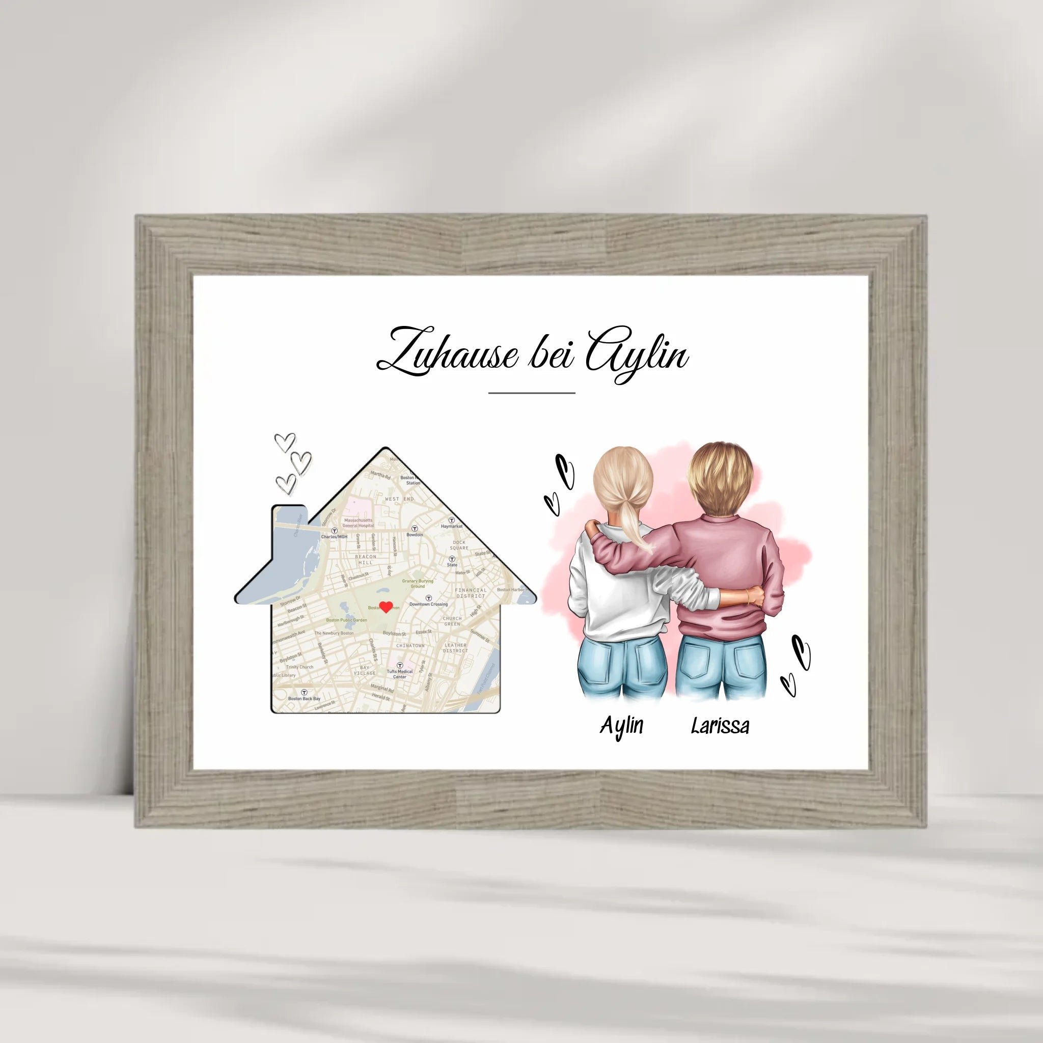 Beste Freundin Einzugsgeschenk Einweihung Wohnung Poster - Cantty