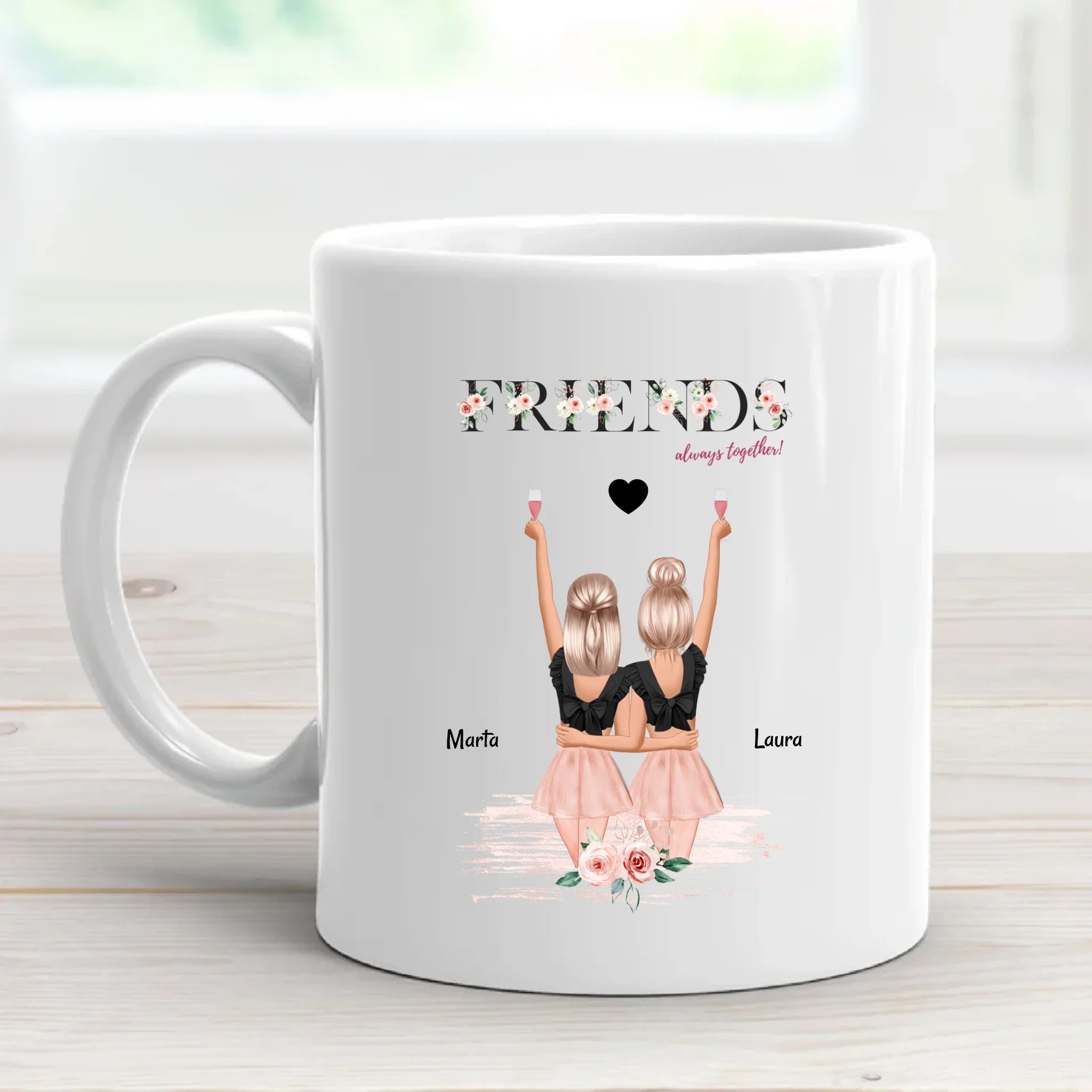 Beste Freundin Geschenk Tasse personalisiert - Cantty
