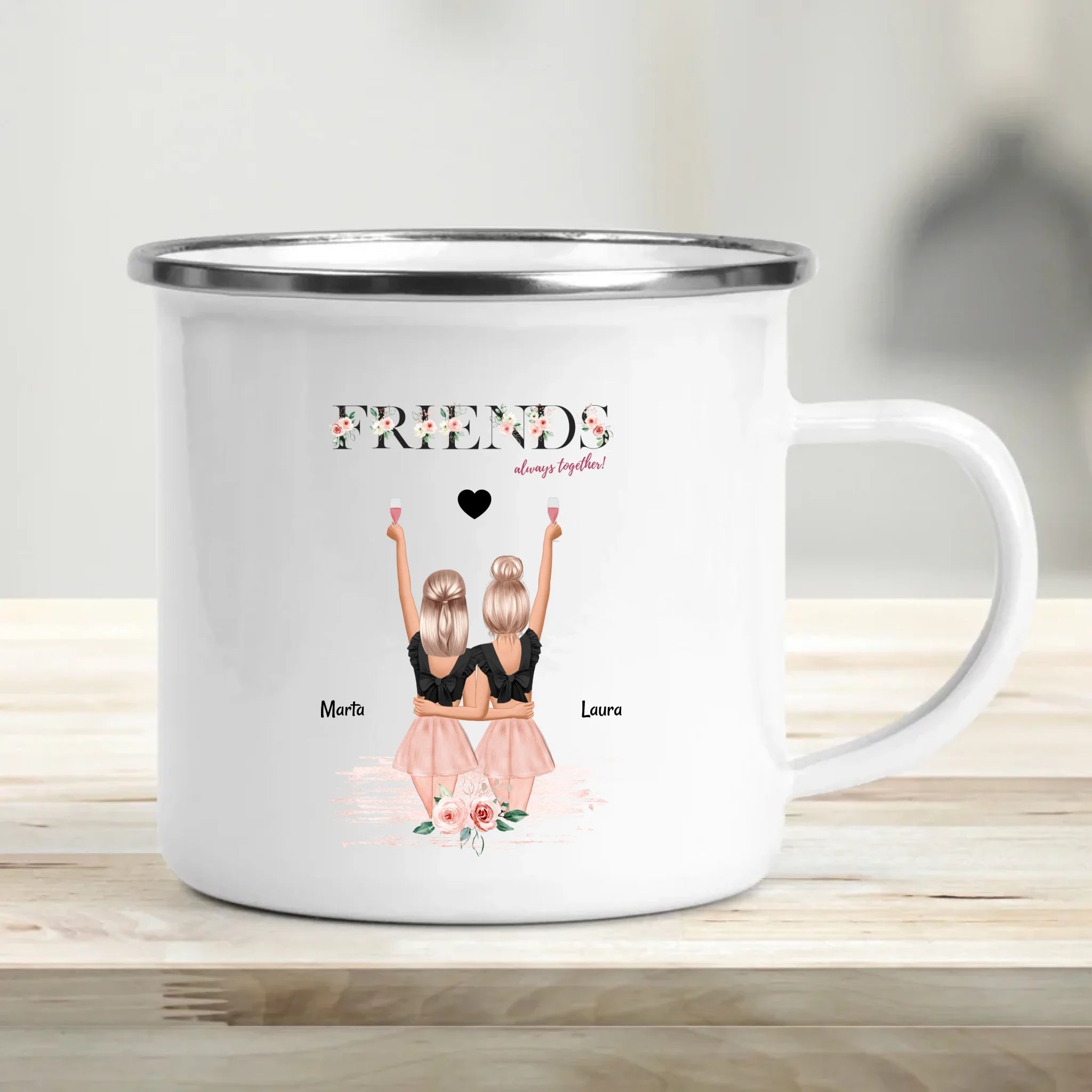 Beste Freundin Geschenk Tasse personalisiert - Cantty