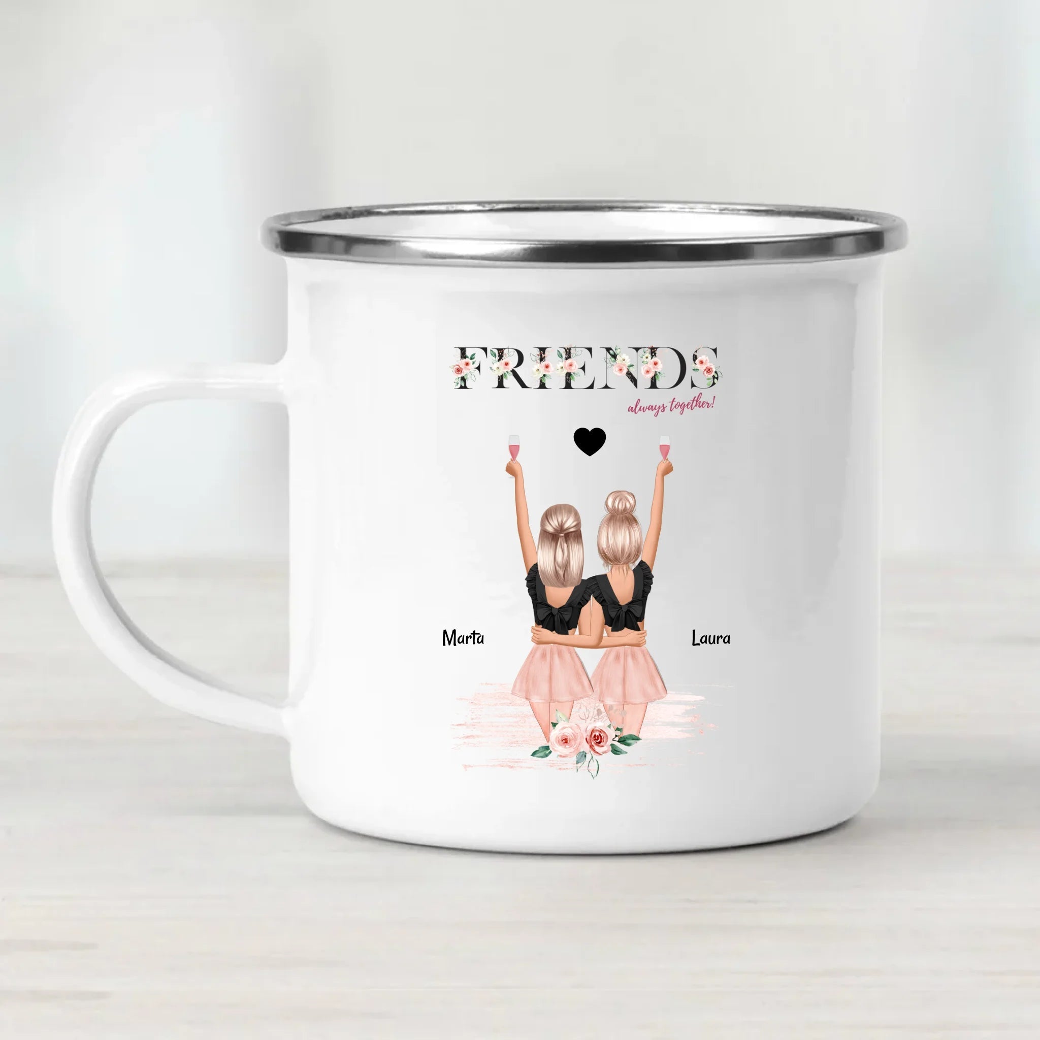 Beste Freundin Geschenk Tasse personalisiert - Cantty
