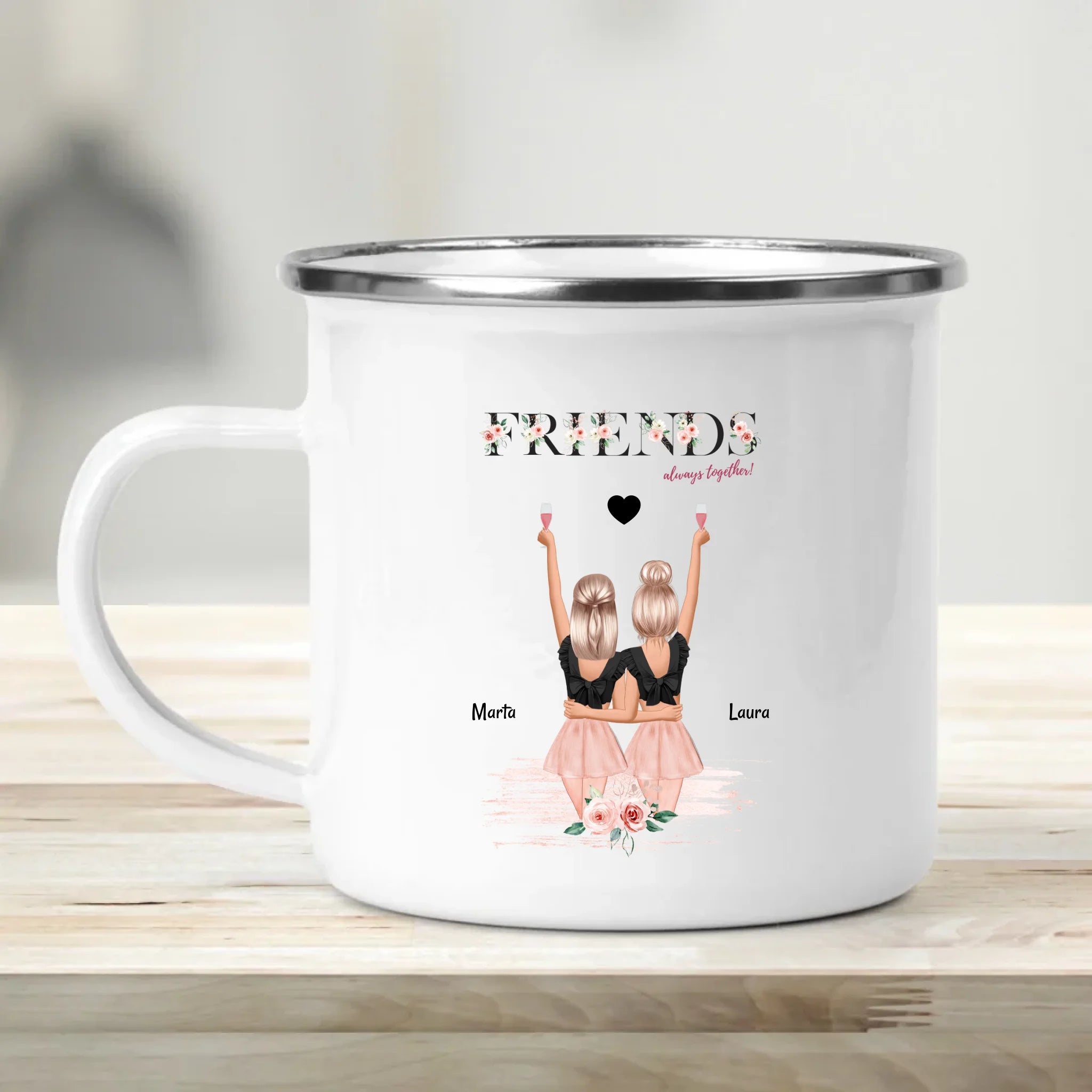 Beste Freundin Geschenk Tasse personalisiert - Cantty