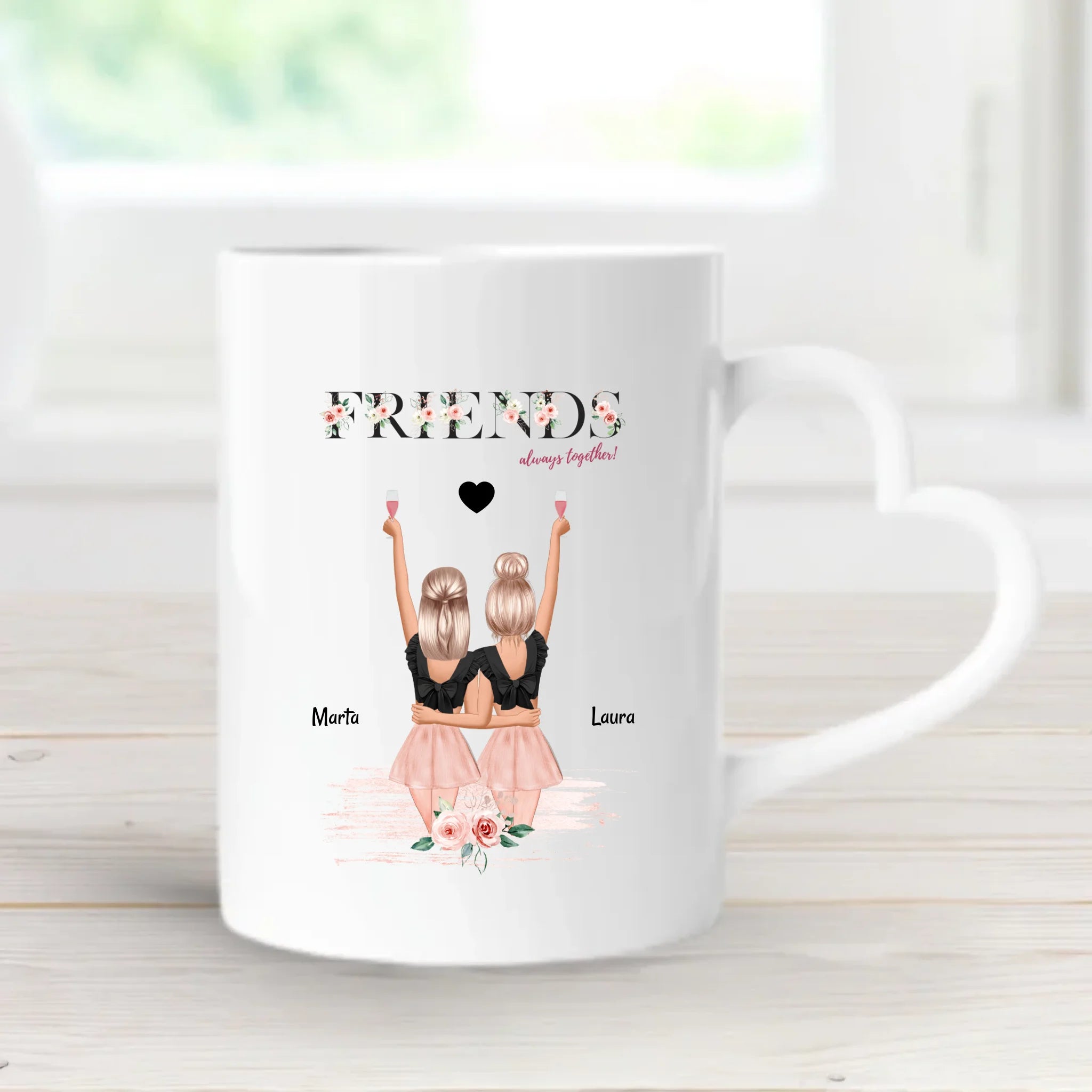 Beste Freundin Geschenk Tasse personalisiert - Cantty