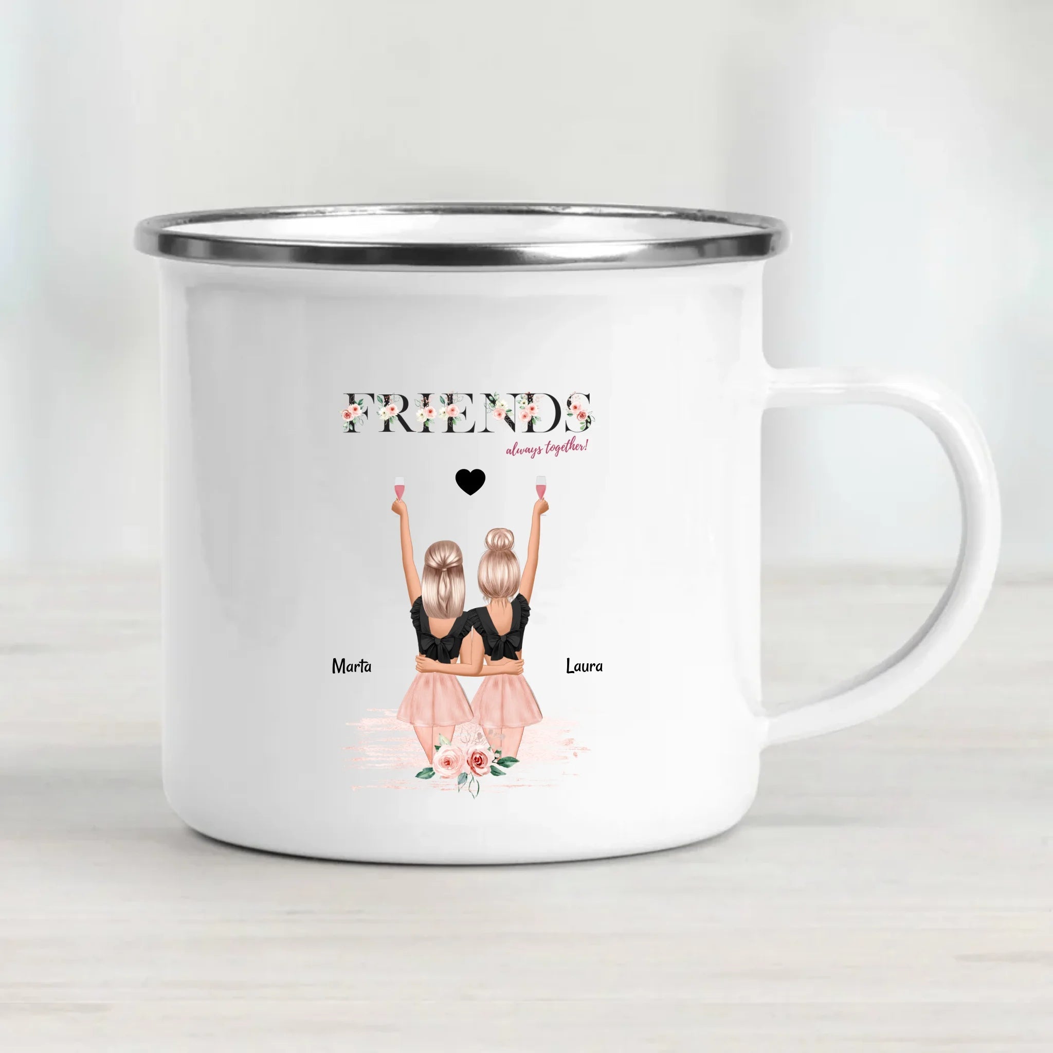 Beste Freundin Geschenk Tasse personalisiert - Cantty