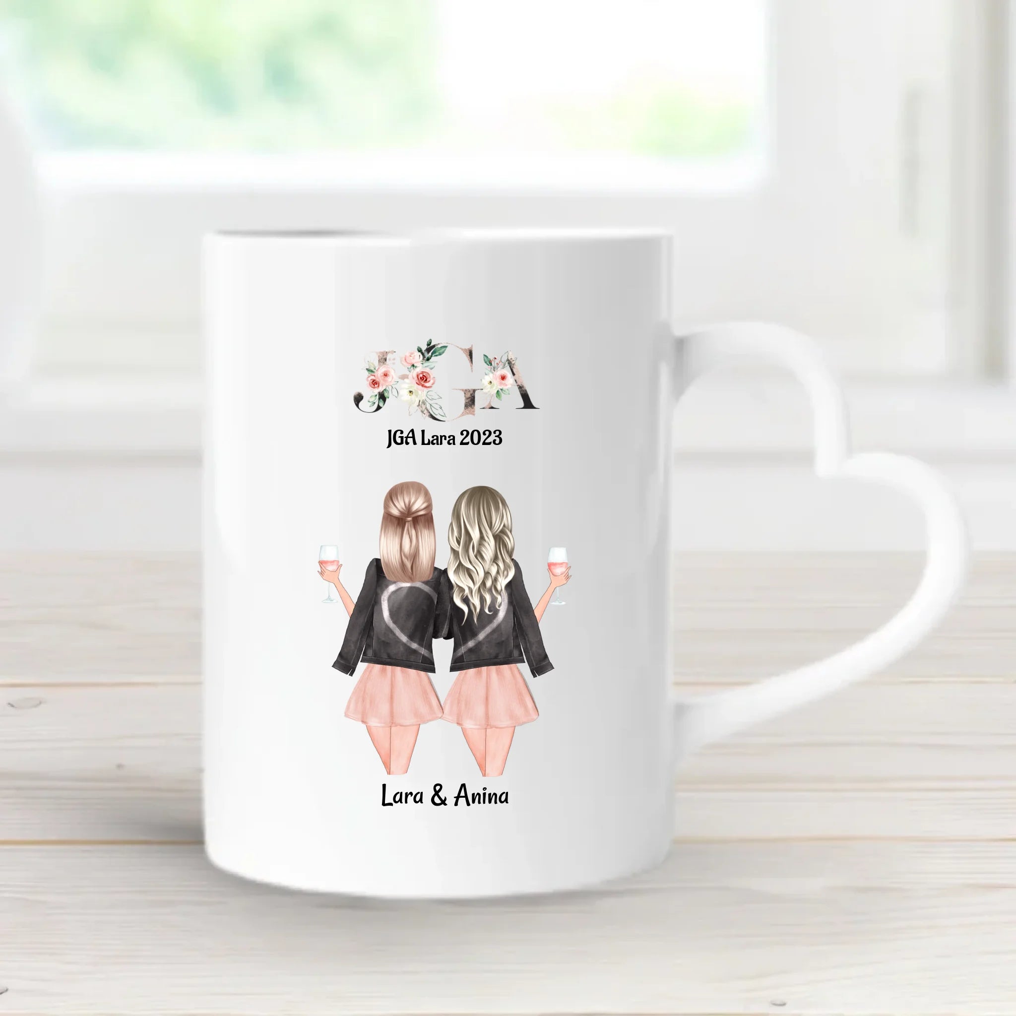 Beste Freundin JGA Tasse personalisiert - Cantty