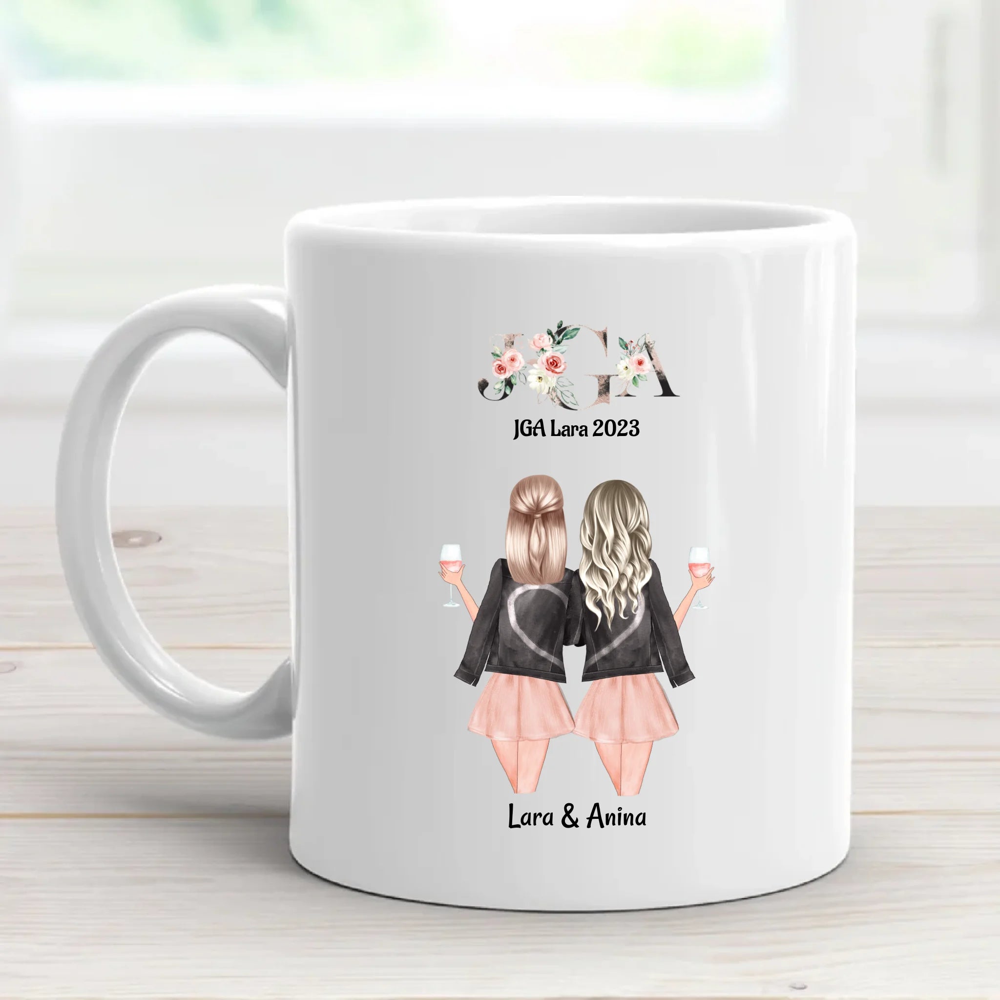 Beste Freundin JGA Tasse personalisiert - Cantty