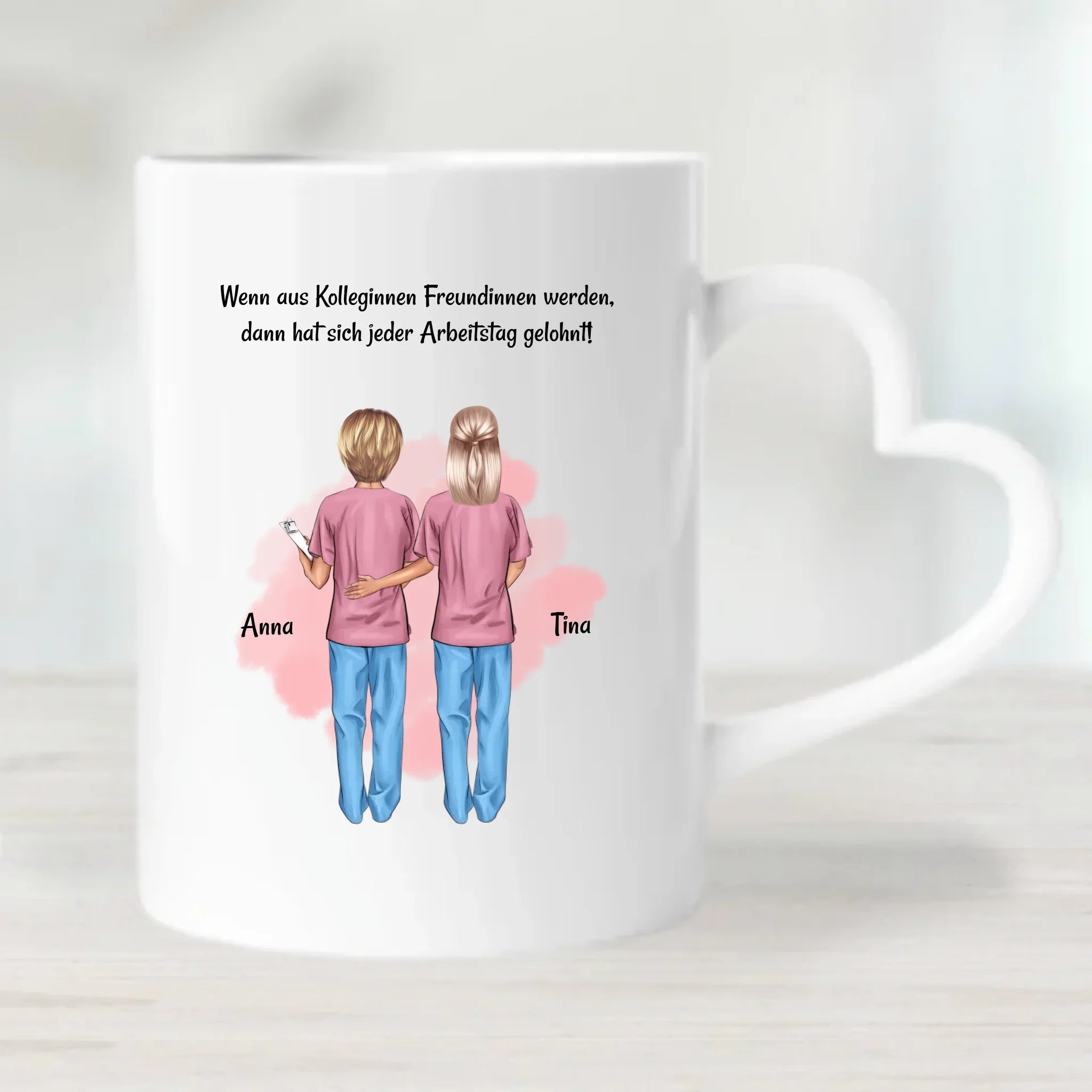 Beste Freundin Krankenschwester Tasse Geschenk personalisiert - Cantty