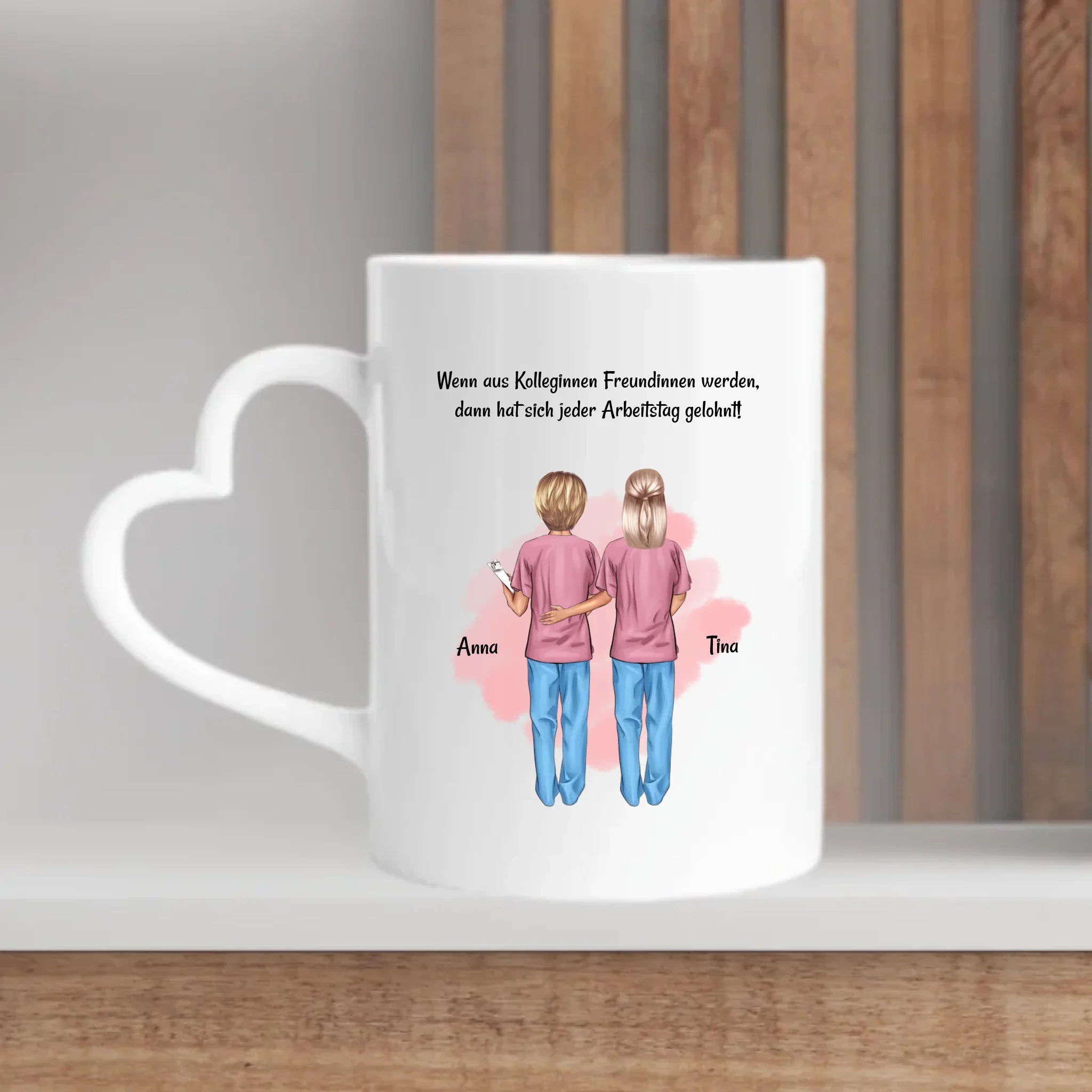 Beste Freundin Krankenschwester Tasse Geschenk personalisiert - Cantty