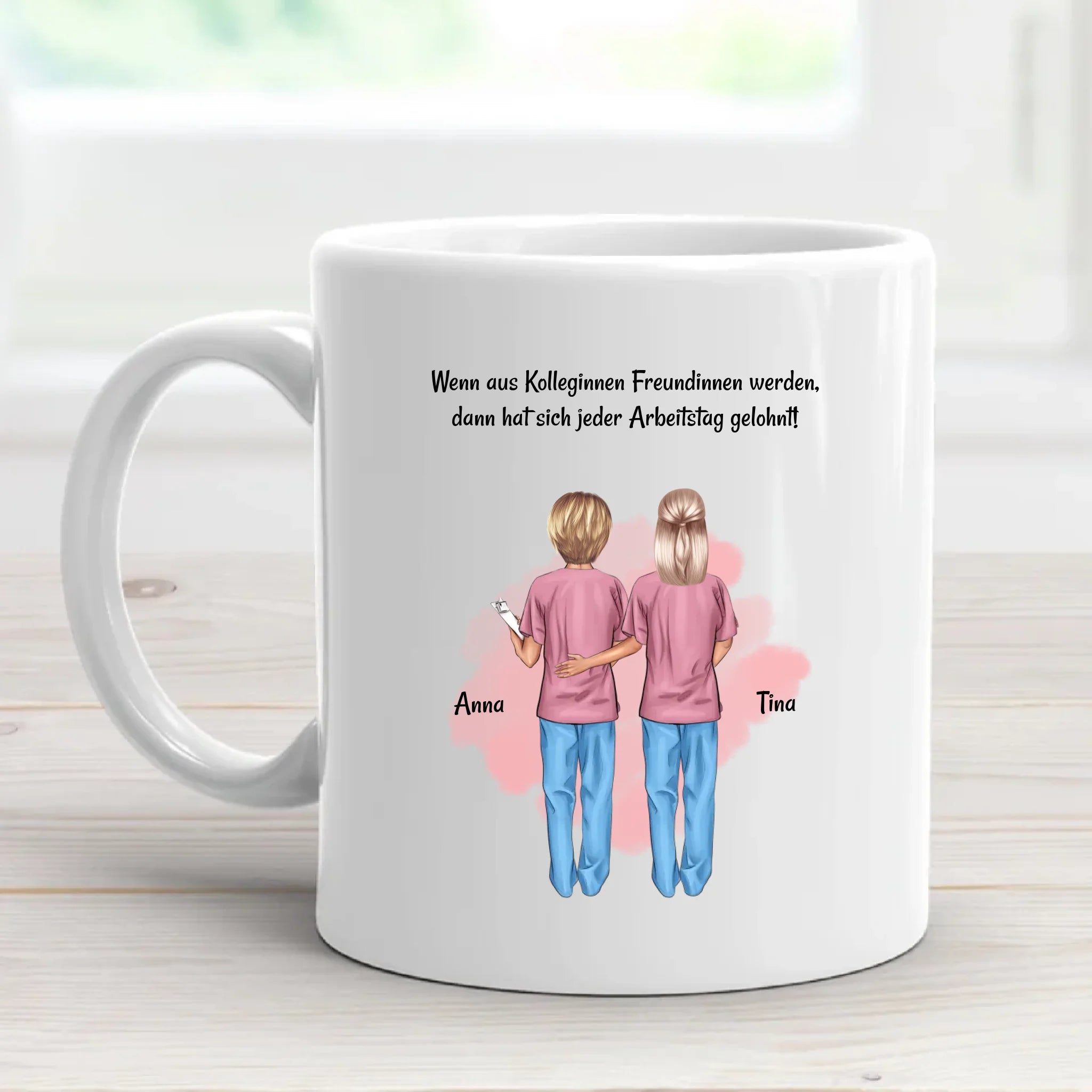 Beste Freundin Krankenschwester Tasse Geschenk personalisiert - Cantty