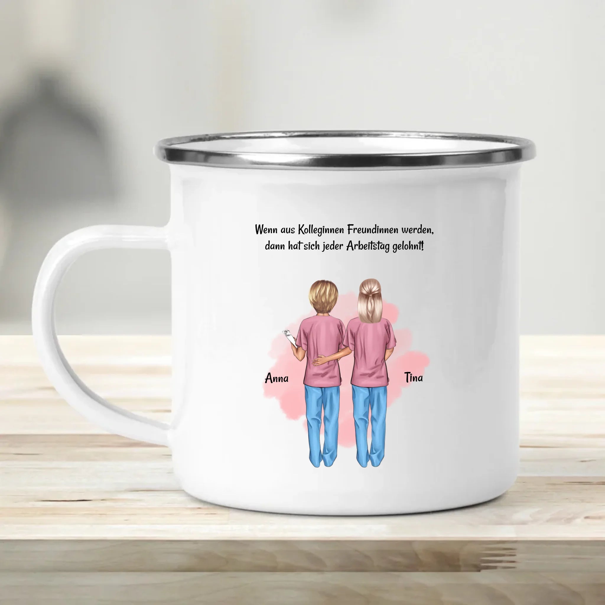 Beste Freundin Krankenschwester Tasse Geschenk personalisiert - Cantty