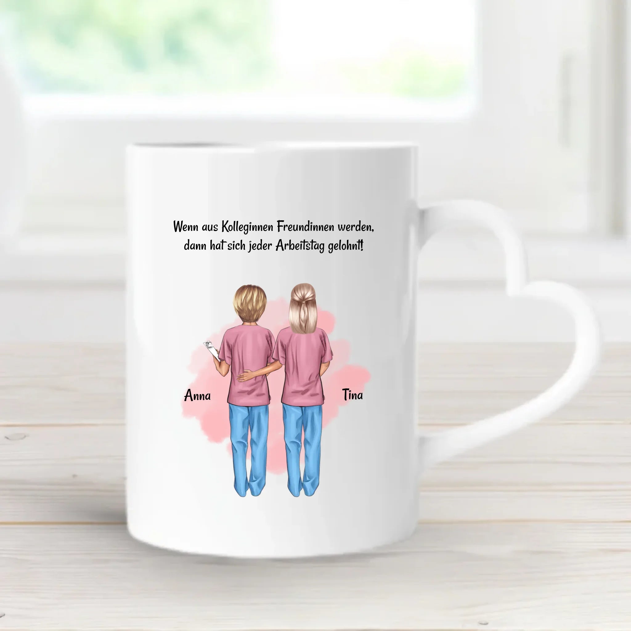 Beste Freundin Krankenschwester Tasse Geschenk personalisiert - Cantty