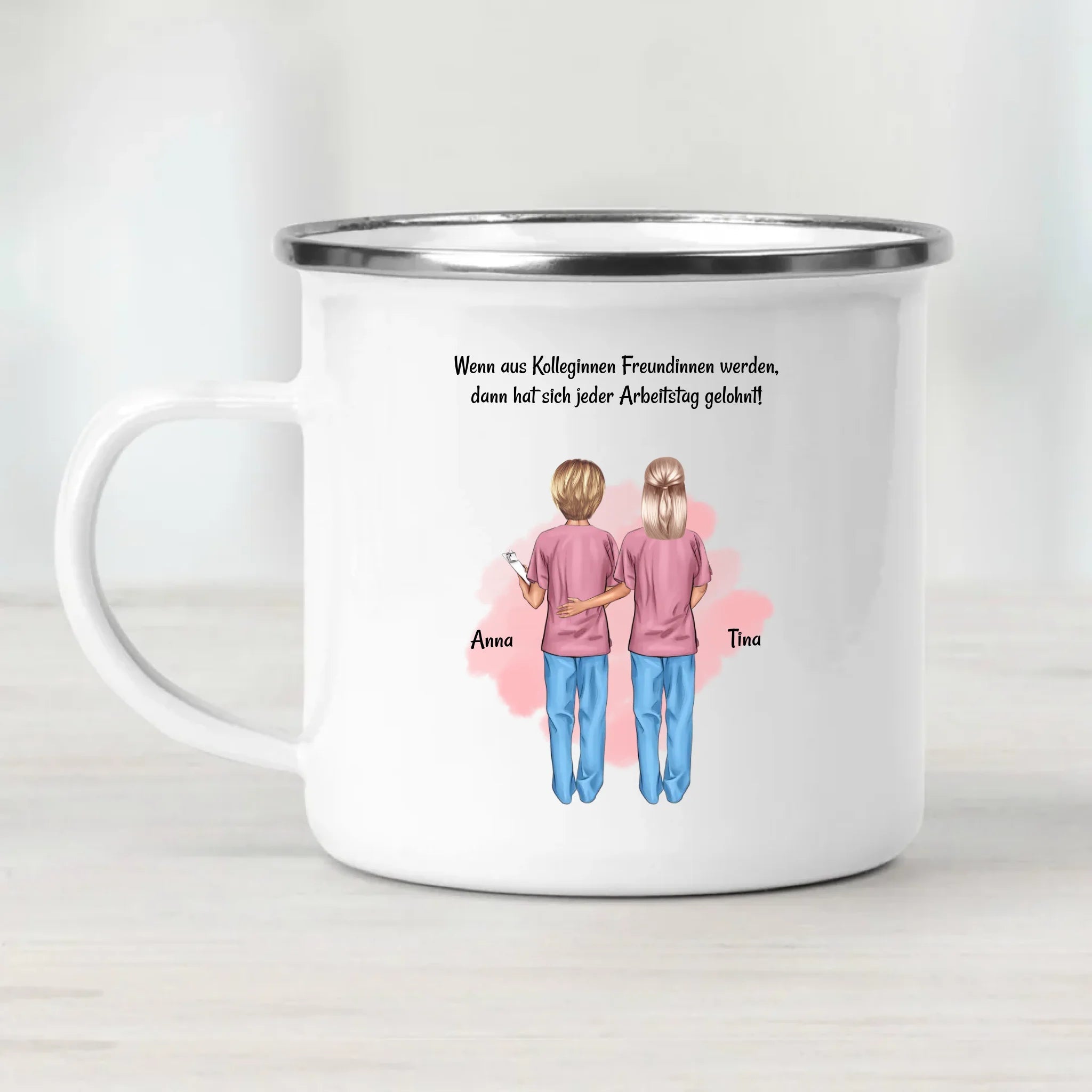 Beste Freundin Krankenschwester Tasse Geschenk personalisiert - Cantty