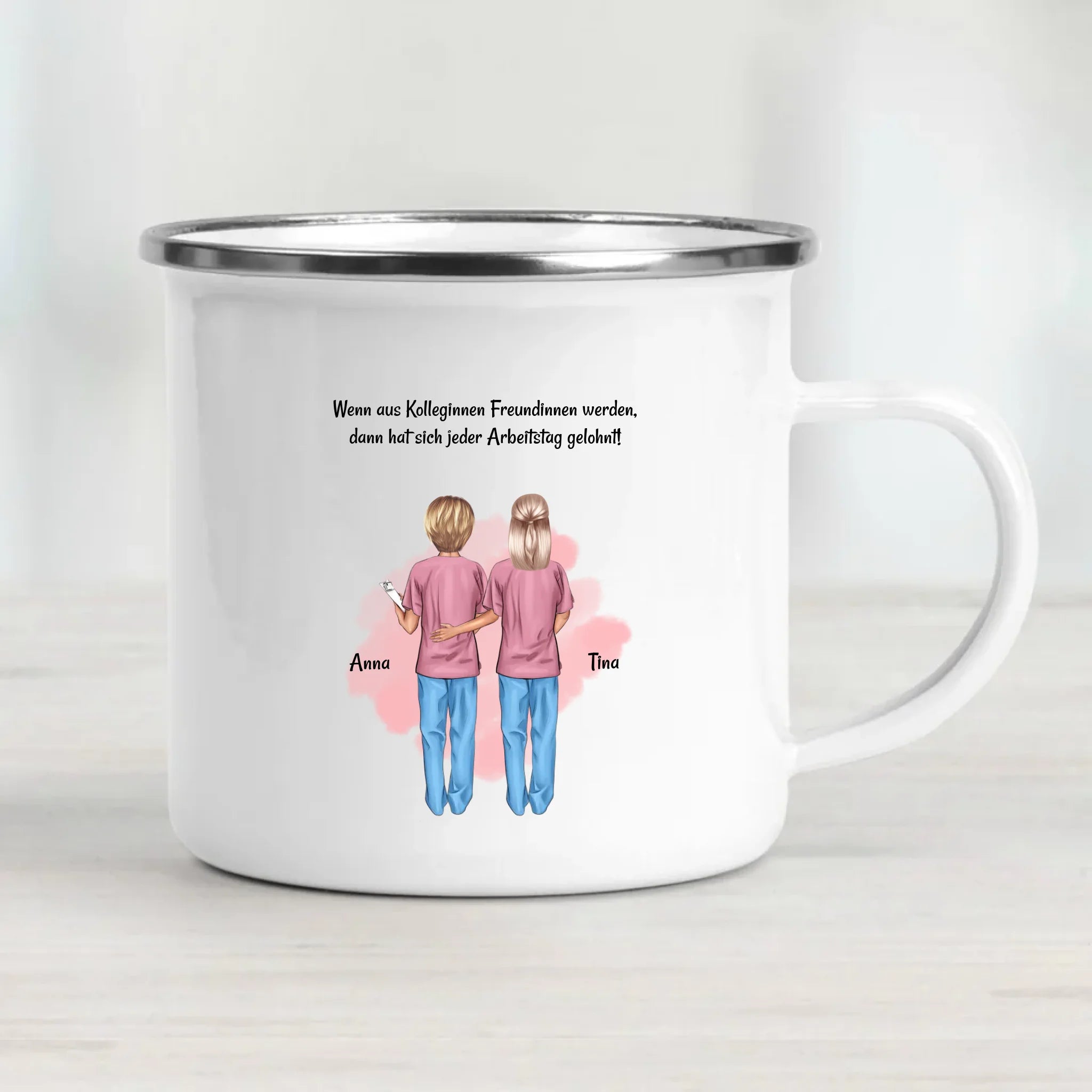 Beste Freundin Krankenschwester Tasse Geschenk personalisiert - Cantty