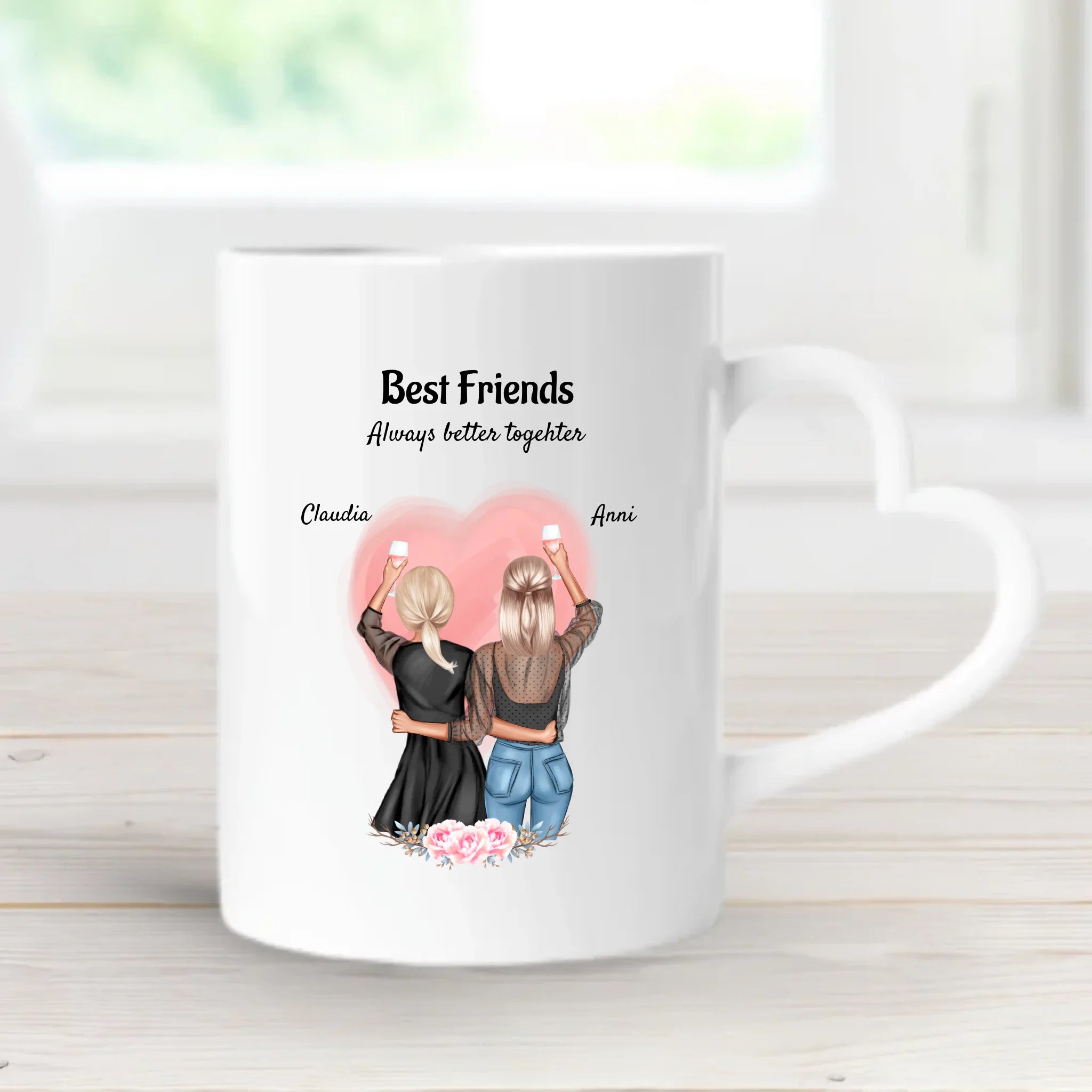 Beste Freundin Tasse Geschenk für 2 Personen - Cantty