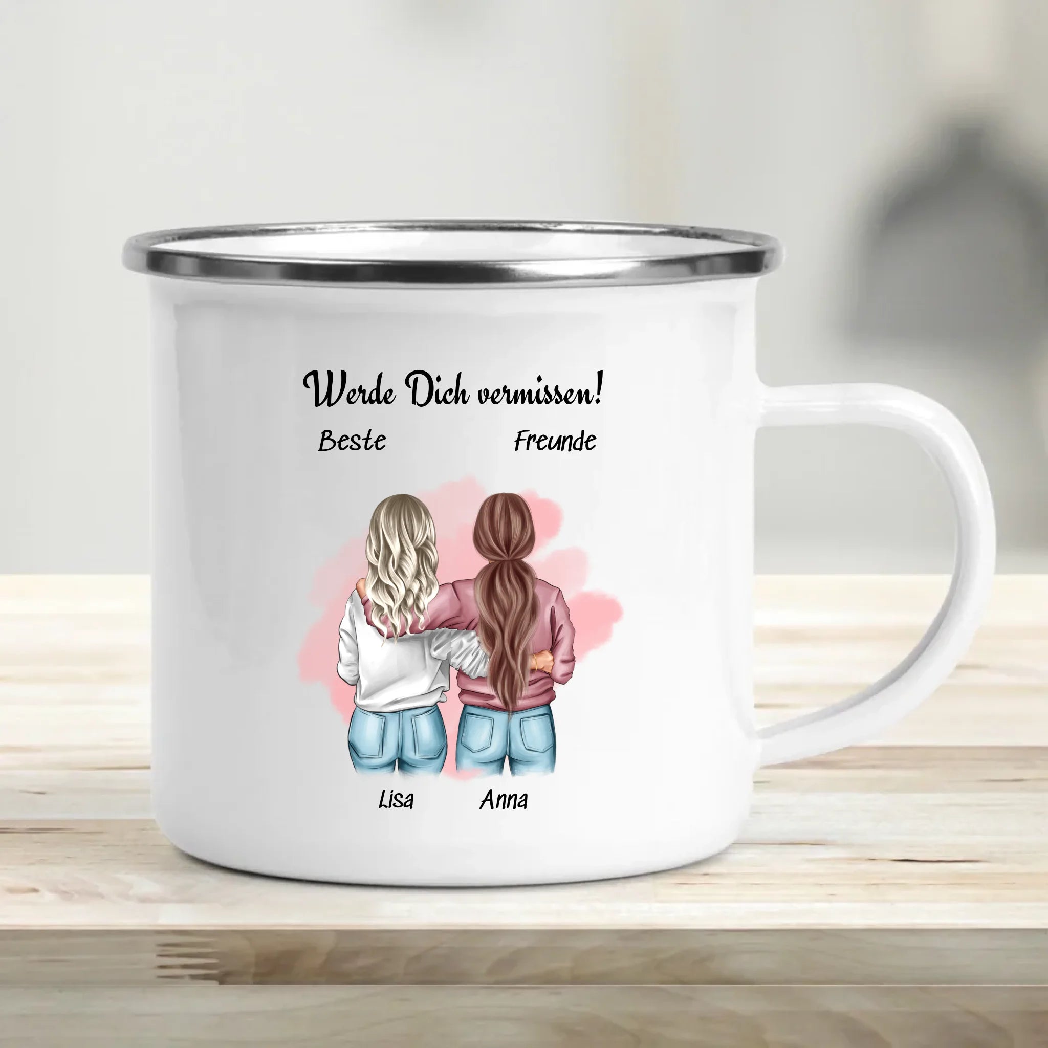 Beste Freundin Tasse Geschenk zum Abschied personalisiert - Cantty