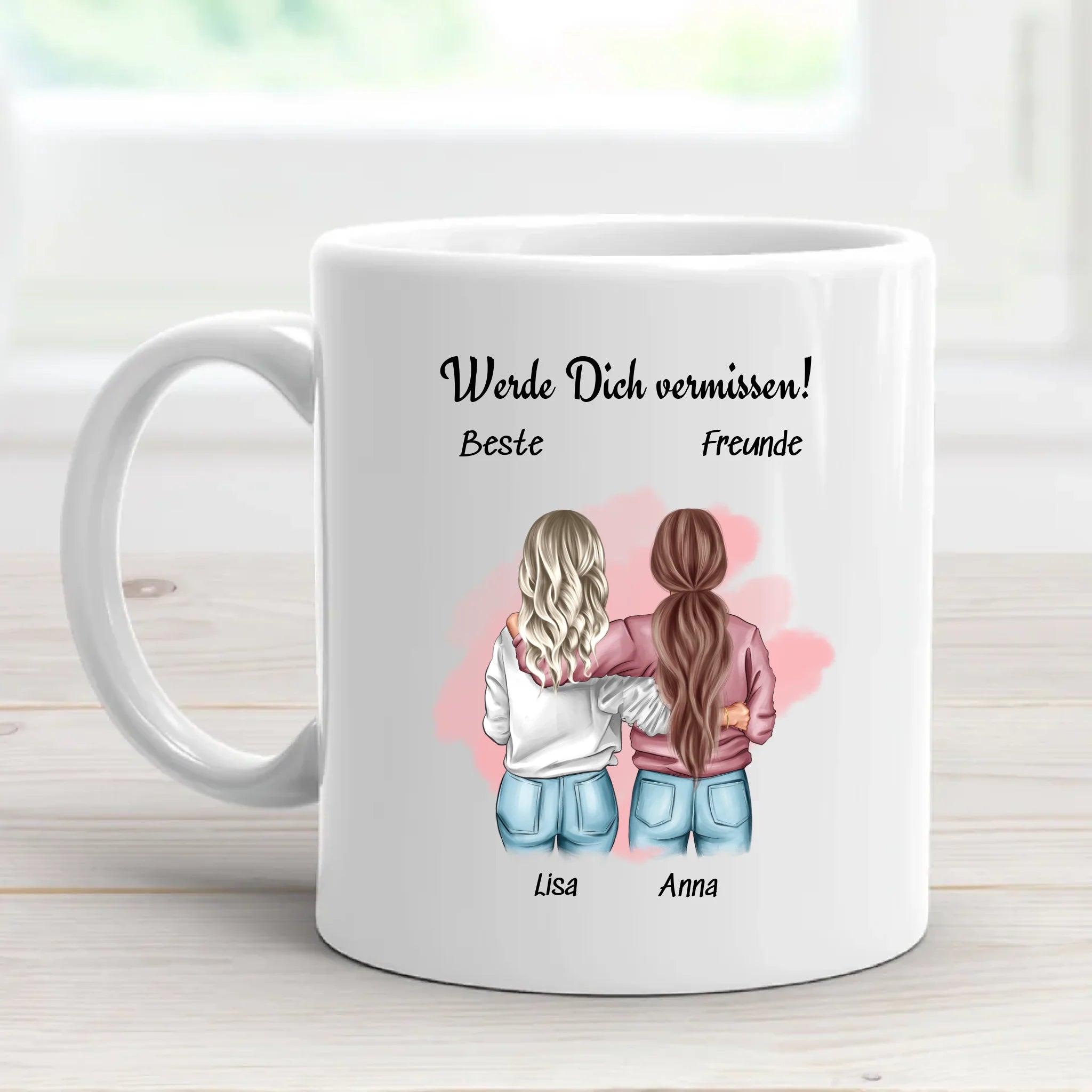 Beste Freundin Tasse Geschenk zum Abschied personalisiert - Cantty