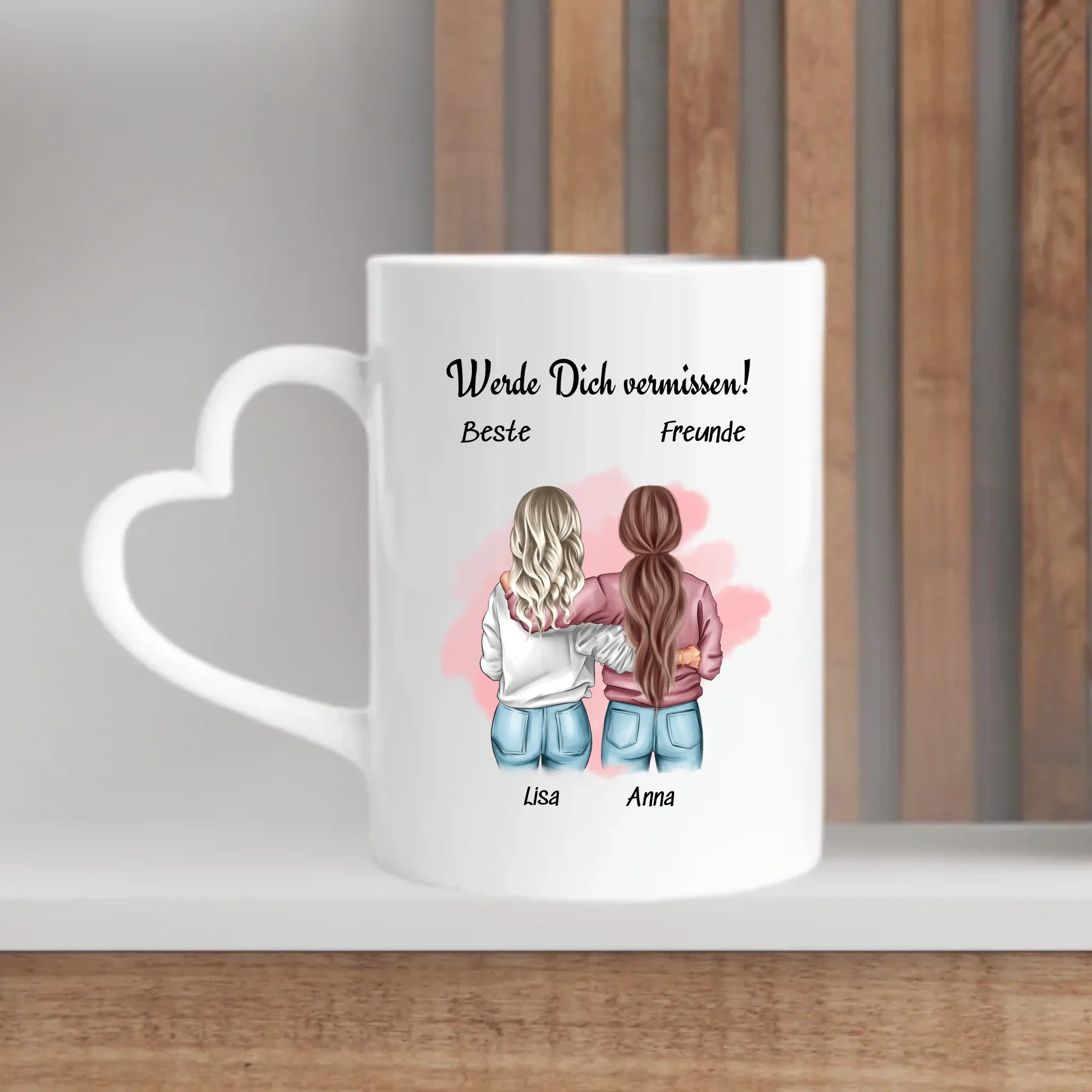 Beste Freundin Tasse Geschenk zum Abschied personalisiert - Cantty