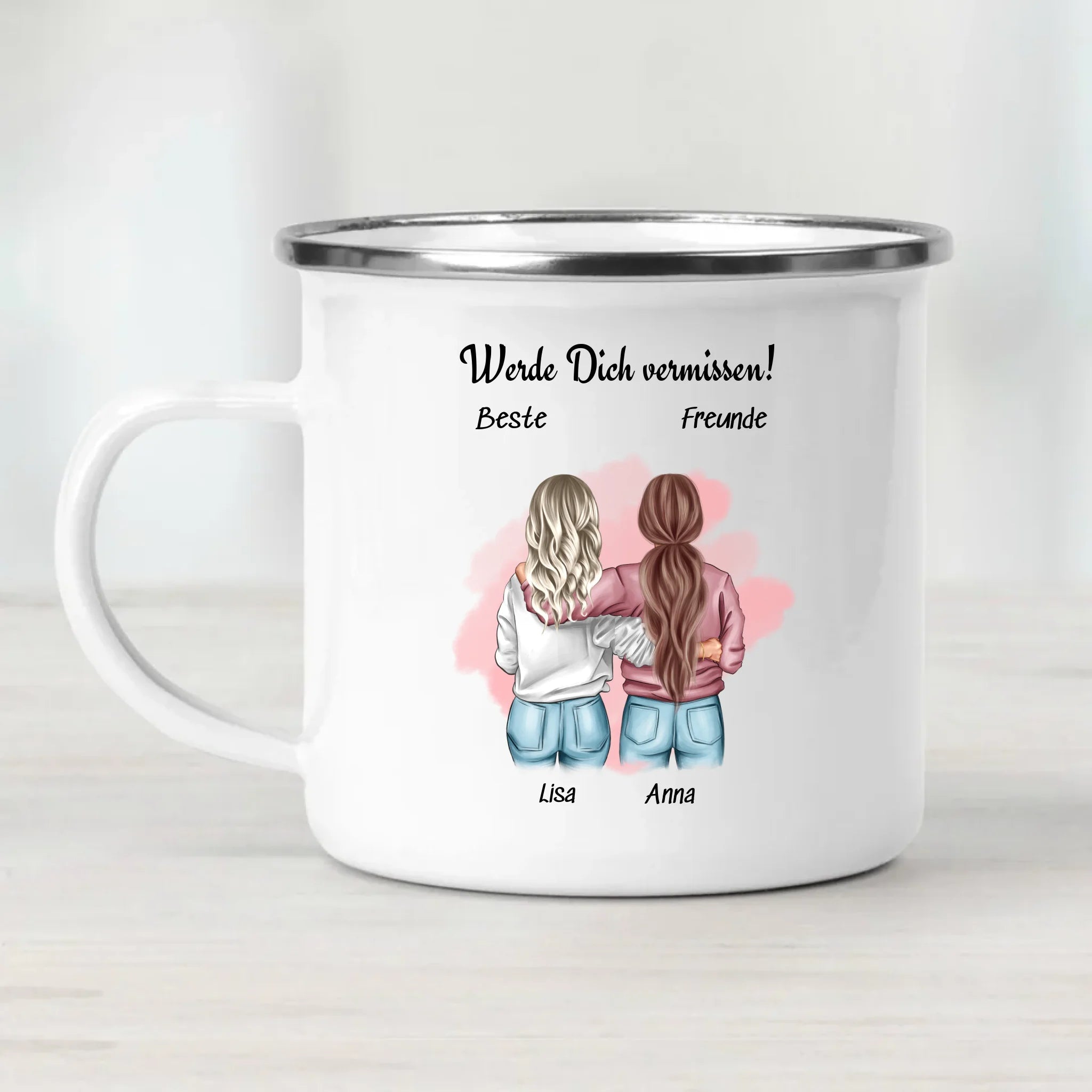 Beste Freundin Tasse Geschenk zum Abschied personalisiert - Cantty
