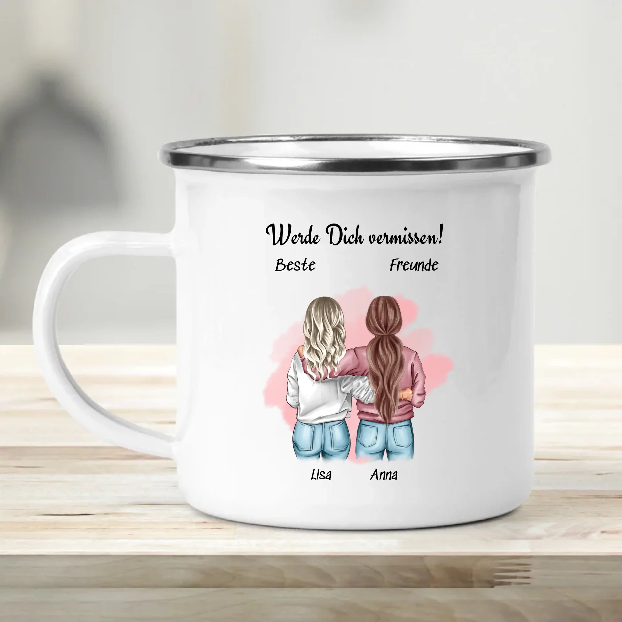 Beste Freundin Tasse Geschenk zum Abschied personalisiert - Cantty