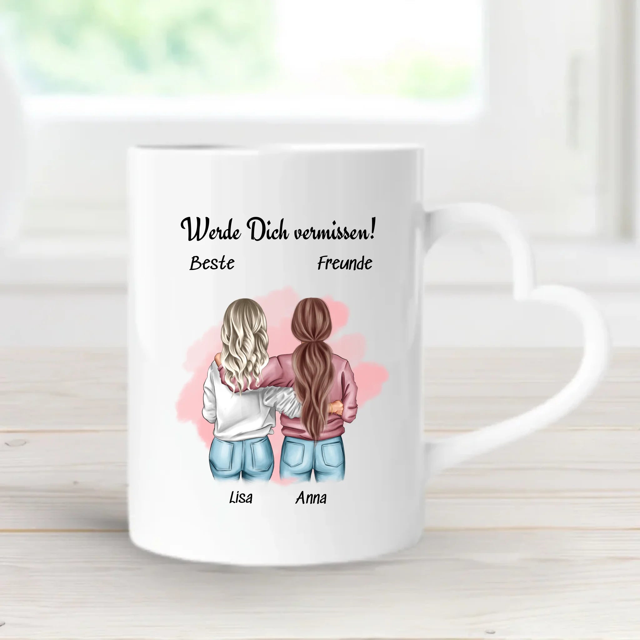 Beste Freundin Tasse Geschenk zum Abschied personalisiert - Cantty